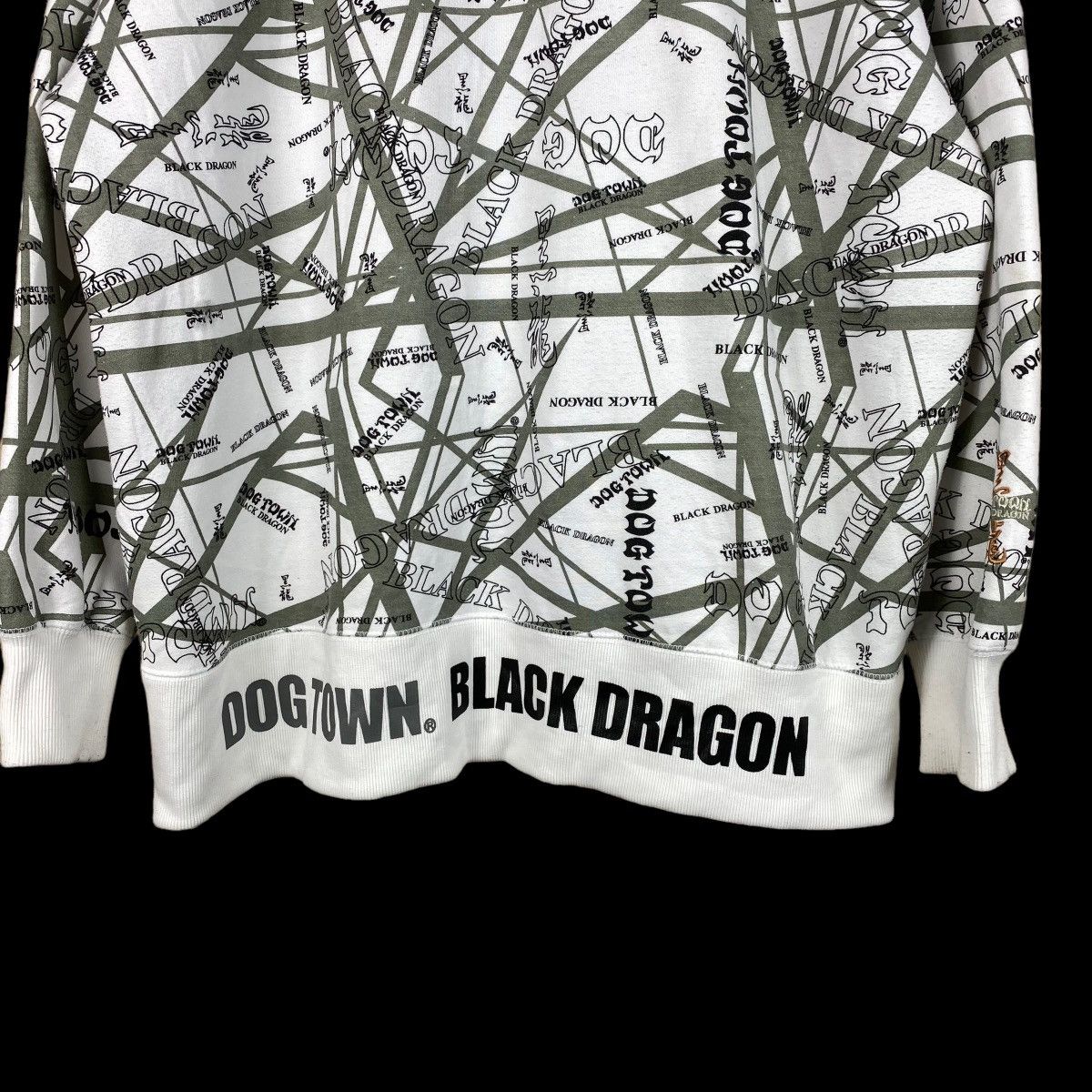 Dogtown × Japanese Brand DOGTOWN BLACK DRAGON FULL PRINT FUR HOODIE Size US XL / EU 56 / 4 - 7 Thumbnail