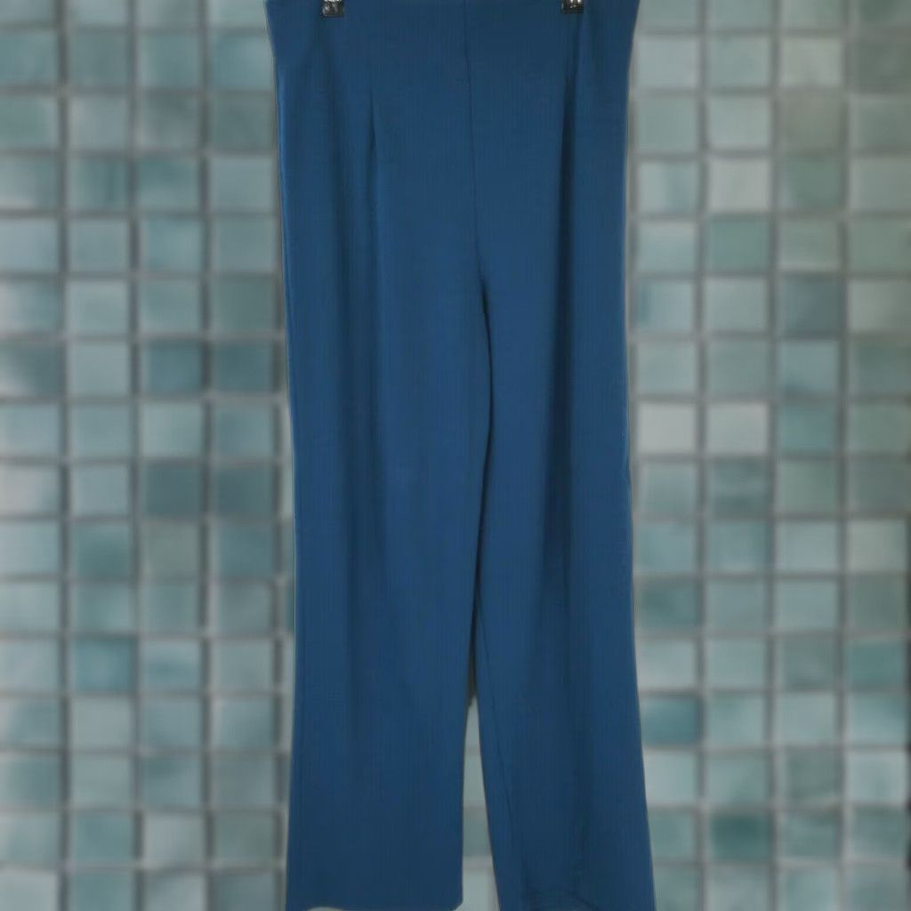Vintage Epogee Women Trousers Pants Blue High Rise Casual Regular Small Size 30" / US 8 / IT 44 - 1 Thumbnail