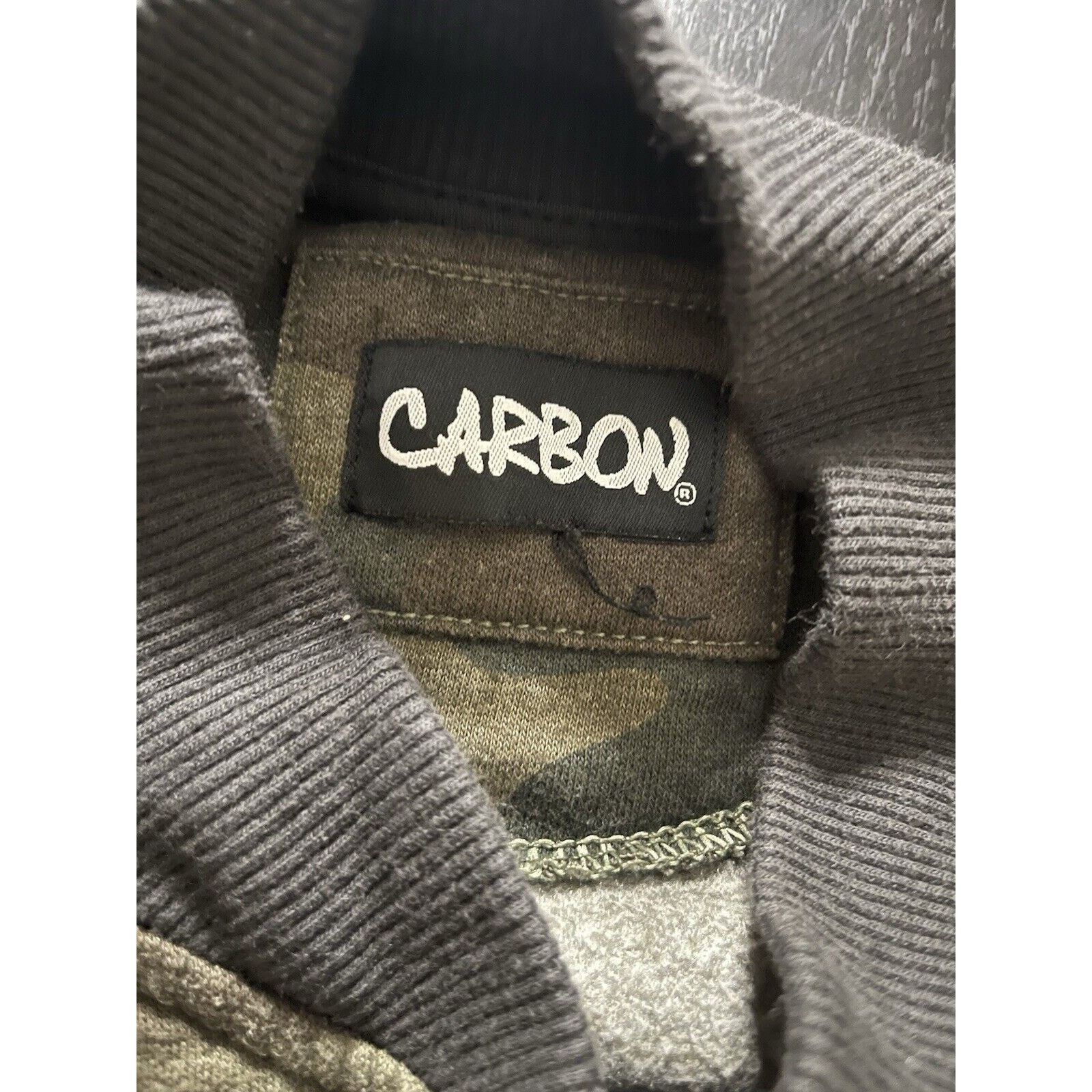 Carbon Carbon Camo Bomber Jacket - Small, Fleece-Lined, Button-Up Size US S / EU 44-46 / 1 - 2 Thumbnail