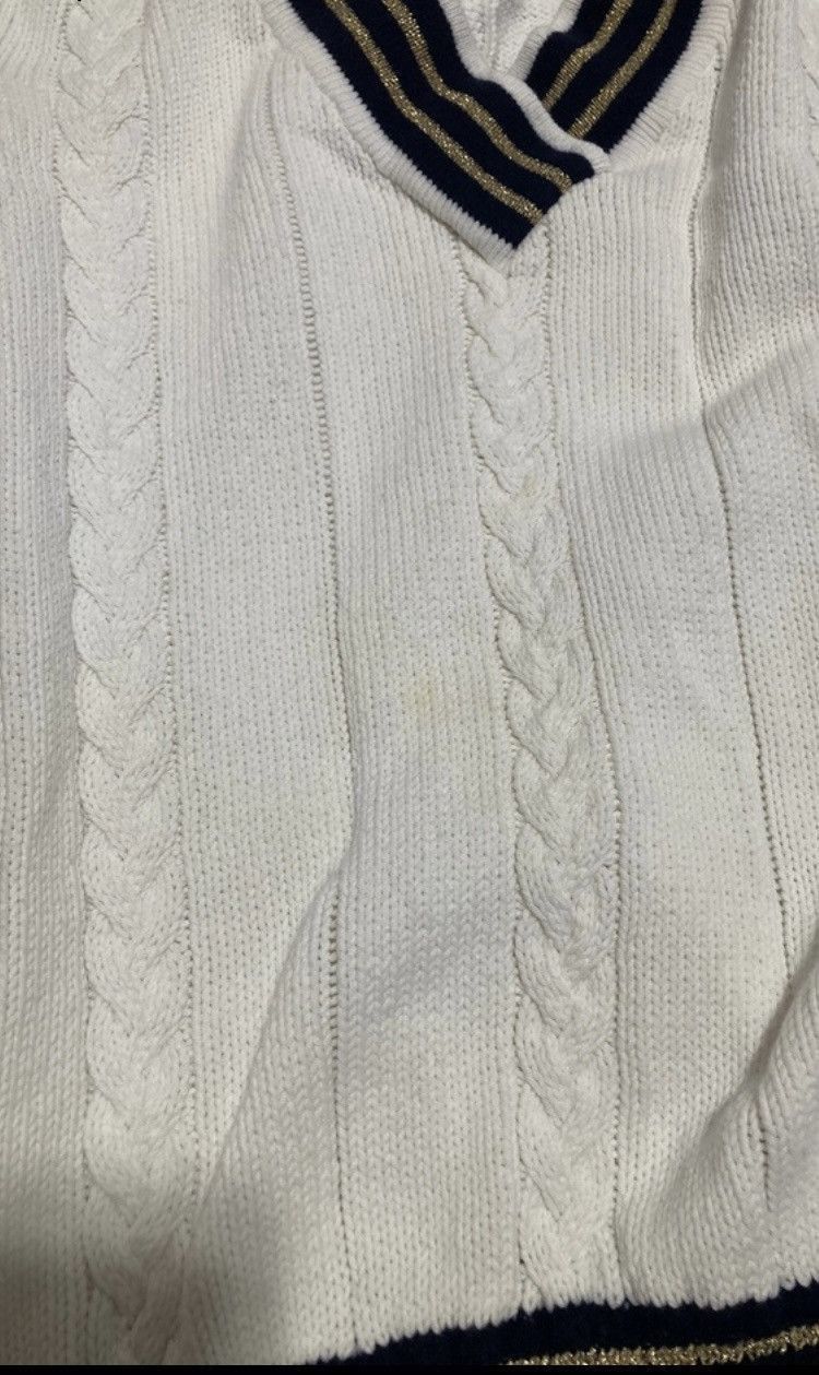 Tommy Hilfiger VTG Tommy Hilfiger 1X Cable Knit Wool Rabbit Hair Sweater Size XL / US 12-14 / IT 48-50 - 8 Thumbnail