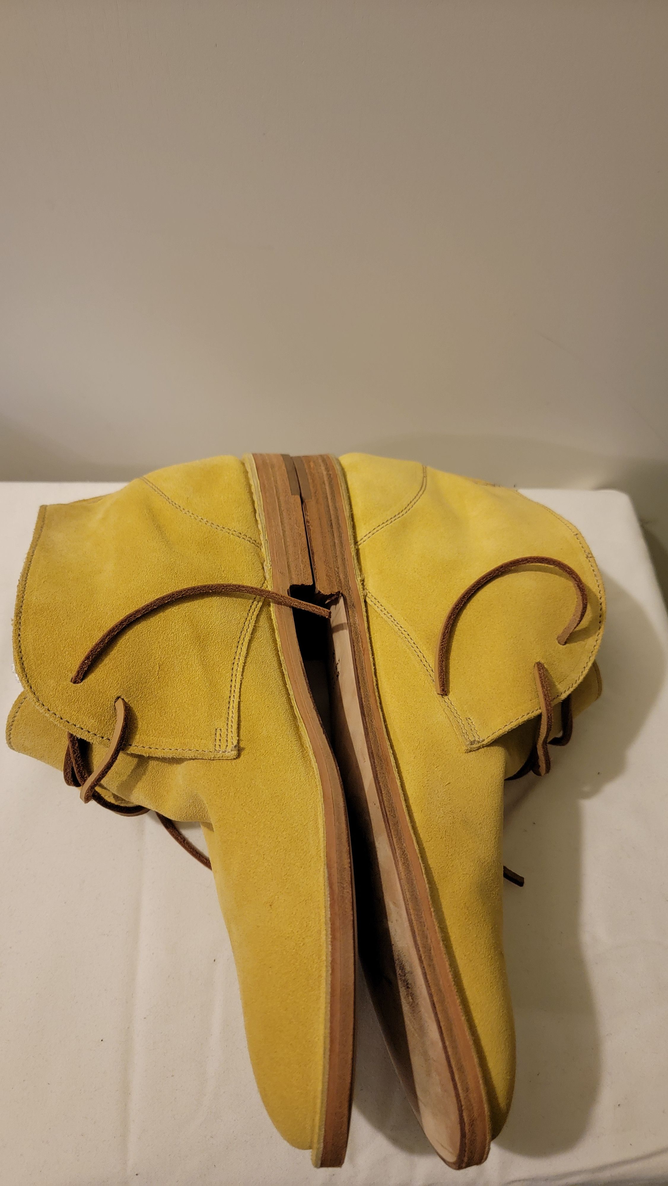 Elia Maurizi Suede yellow desert boots Size US 10 / EU 43 - 4 Thumbnail