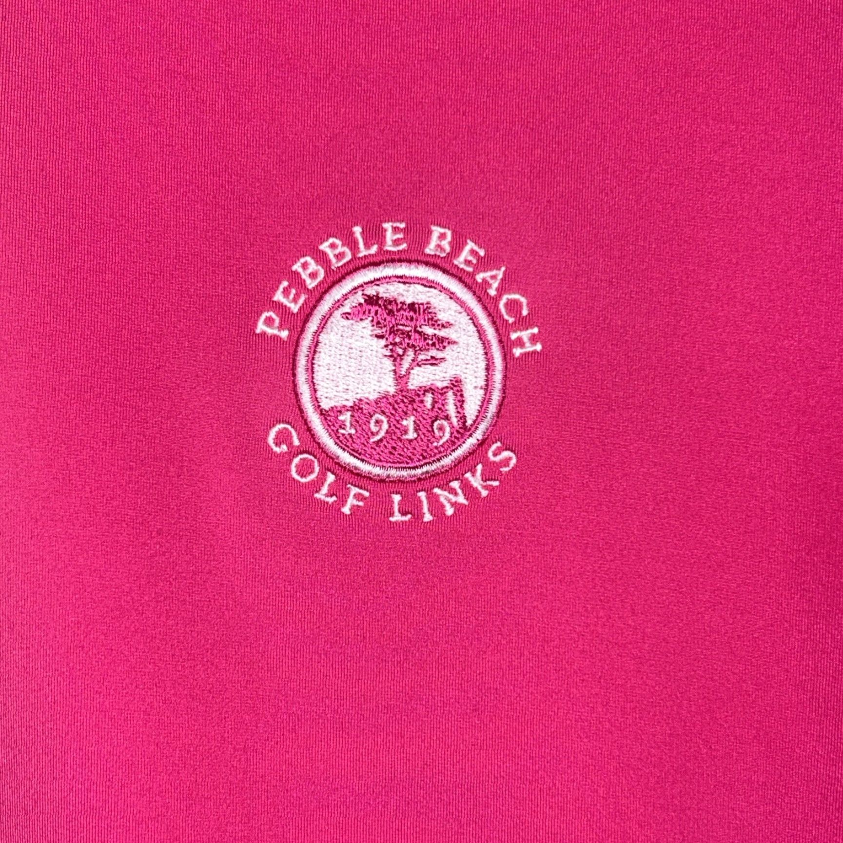 Adidas Adidas Golf Polo Shirt Pebble Beach Golf Links Short Sleeve Mens Large Pink Size US L / EU 52-54 / 3 - 2 Thumbnail
