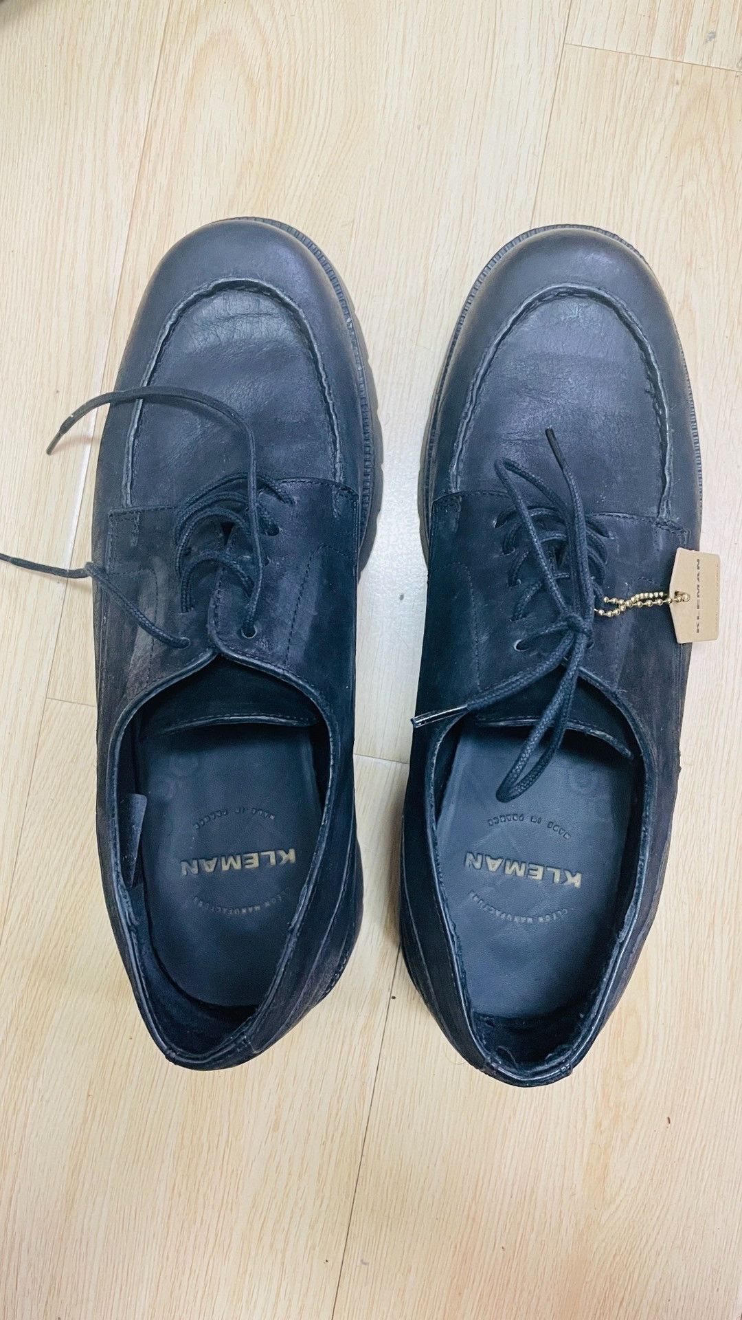 Kleman Kleman Frodan VGT Noir Casual Leather Shoes Size US 8 / EU 41 - 1 Thumbnail