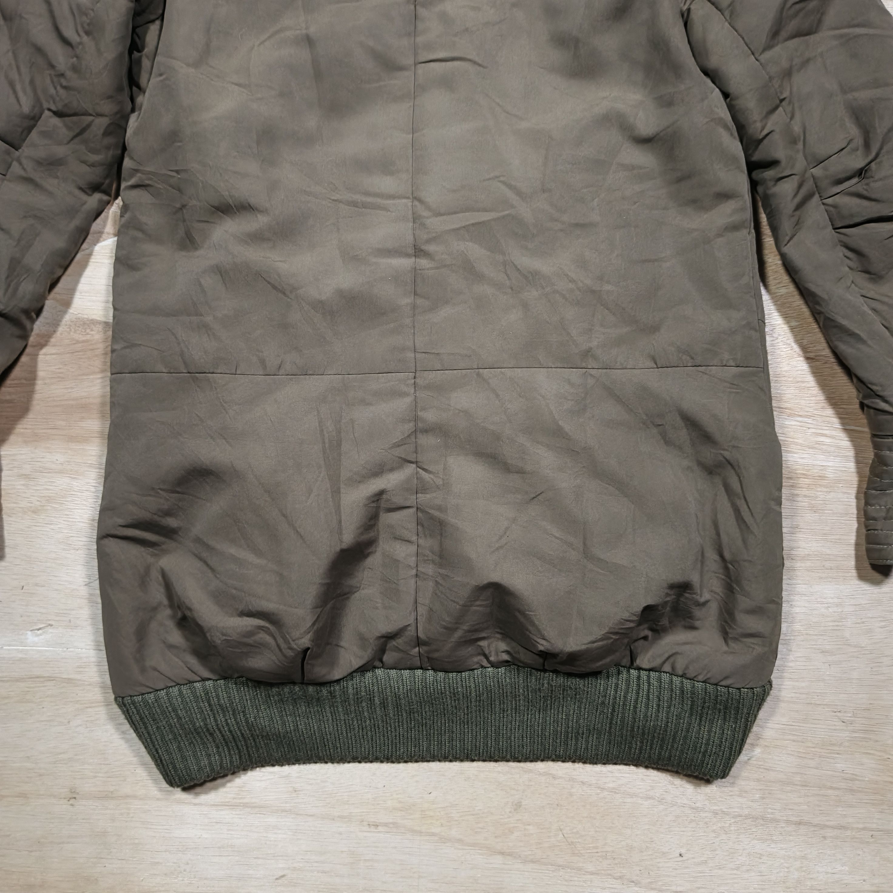 Japanese Brand EGOIST olive Green Fur Trik Hooded Parka Jacket Size M / US 6-8 / IT 42-44 - 12 Thumbnail