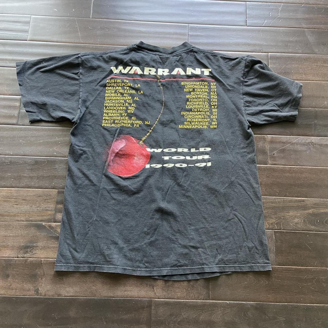 Brockum 1990 Warrant Cherry Pie Tour Shirt Size US M / EU 48-50 / 2 - 2 Thumbnail
