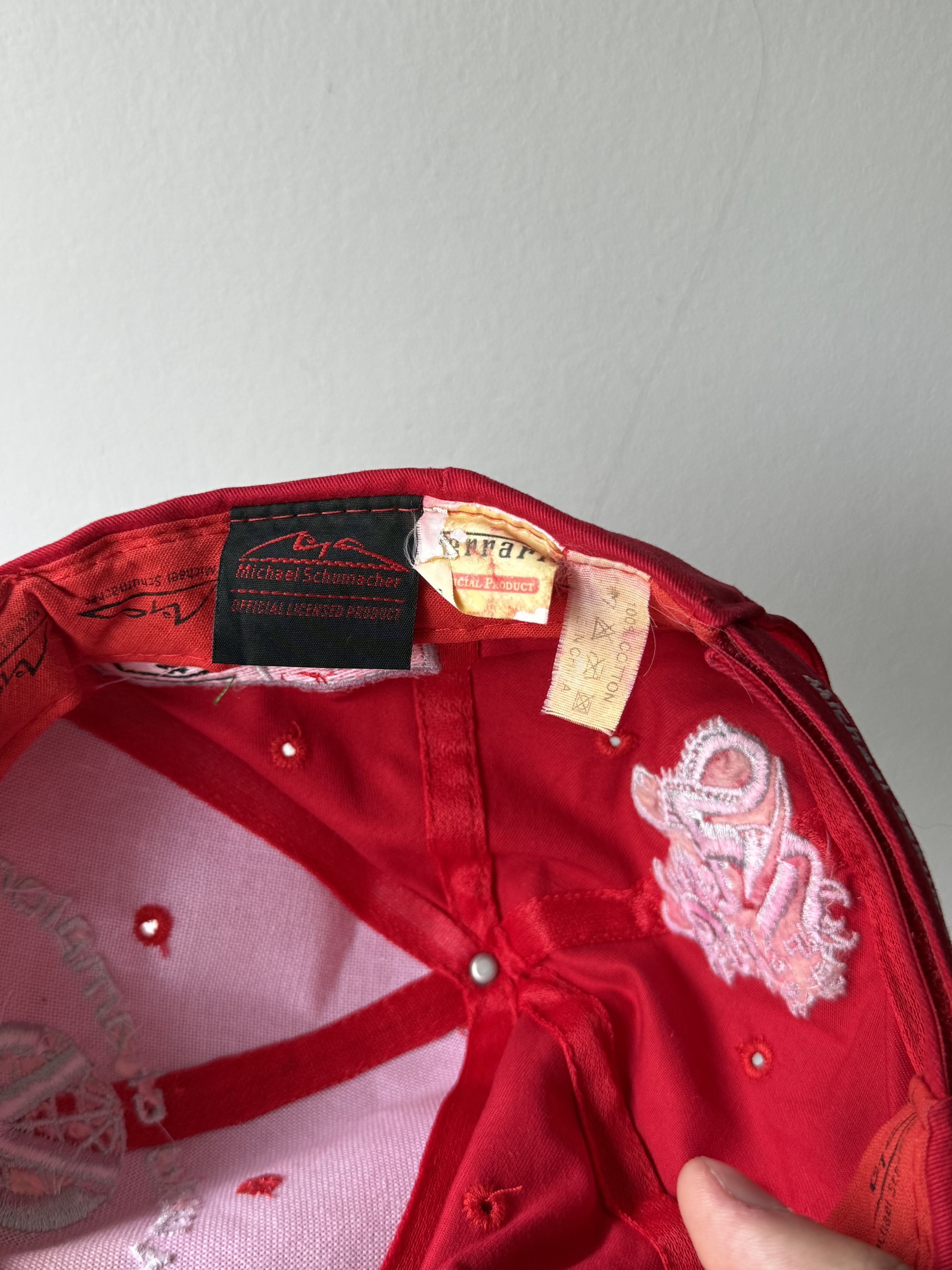 Formula 1 Vtg Michael Schumacher Ferrari F1 World Champion Racing Cap Size ONE SIZE - 8 Thumbnail