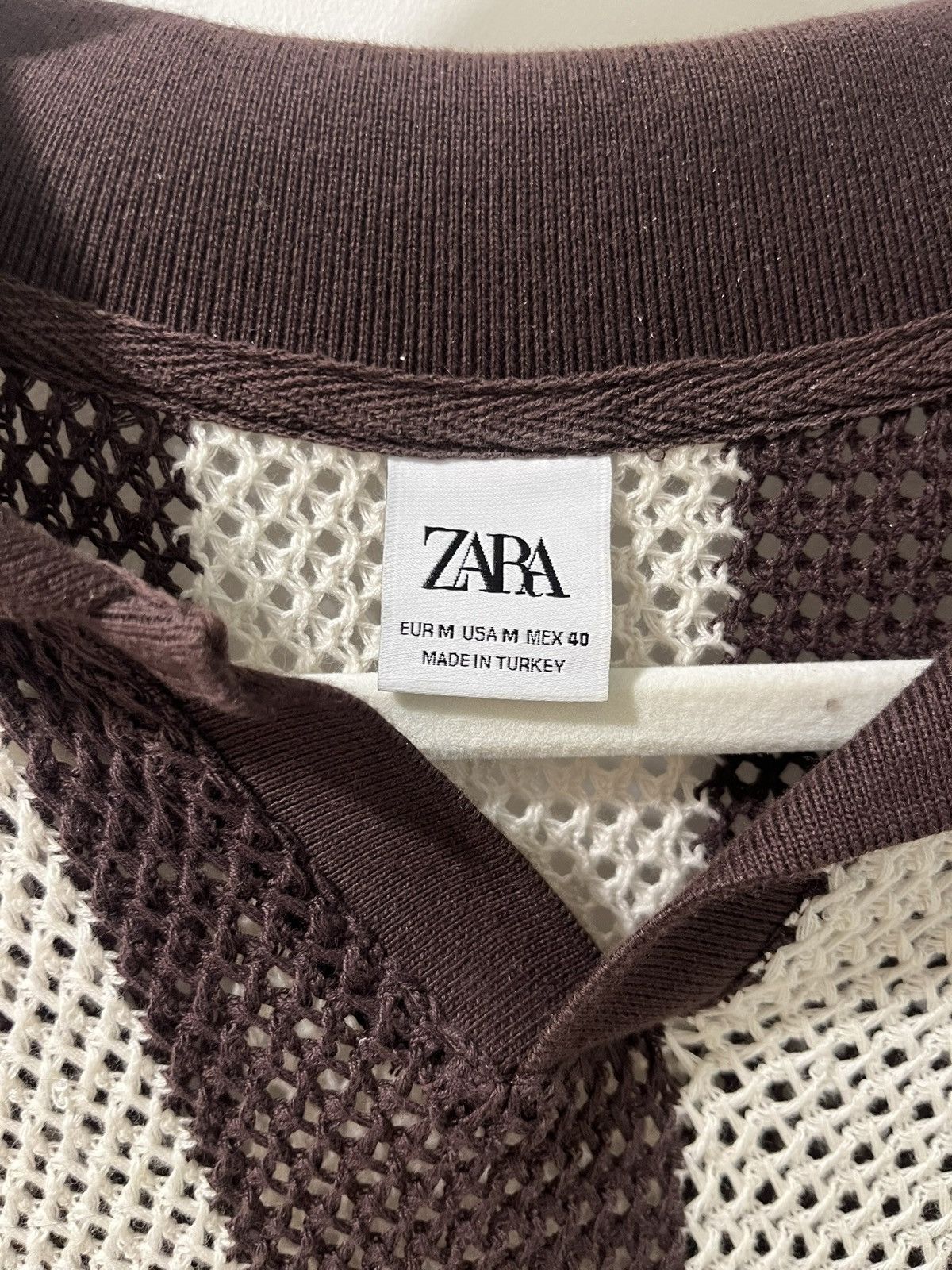 Zara Zara knit polo Size US M / EU 48-50 / 2 - 2 Thumbnail