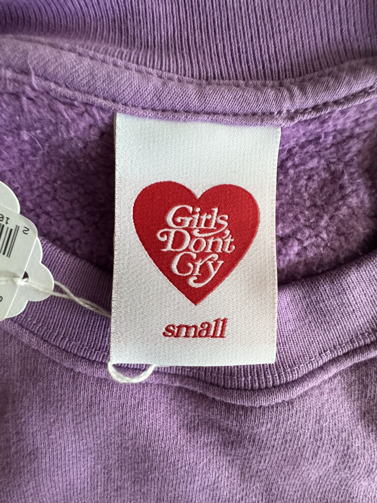 Girls Don't Cry Girls Don’t Cry NWT Lavender Purple Crewneck Sweatshirt Size S / US 4 / IT 40 - 3 Thumbnail
