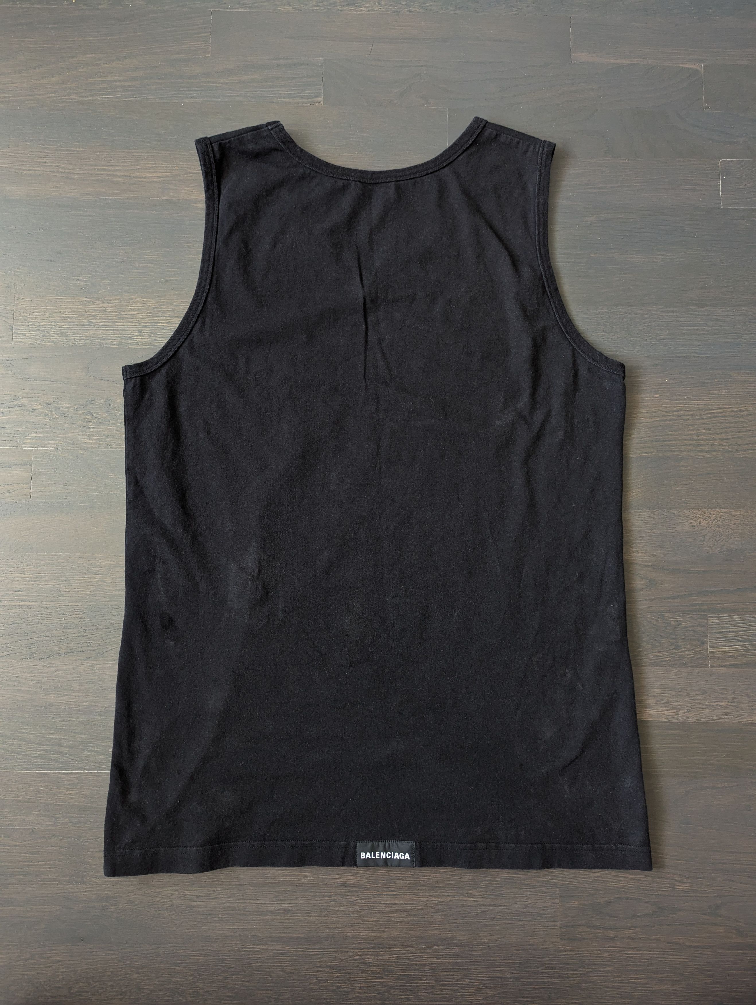 Balenciaga Tab Logo Tank Top Size US L / EU 52-54 / 3 - 5 Thumbnail