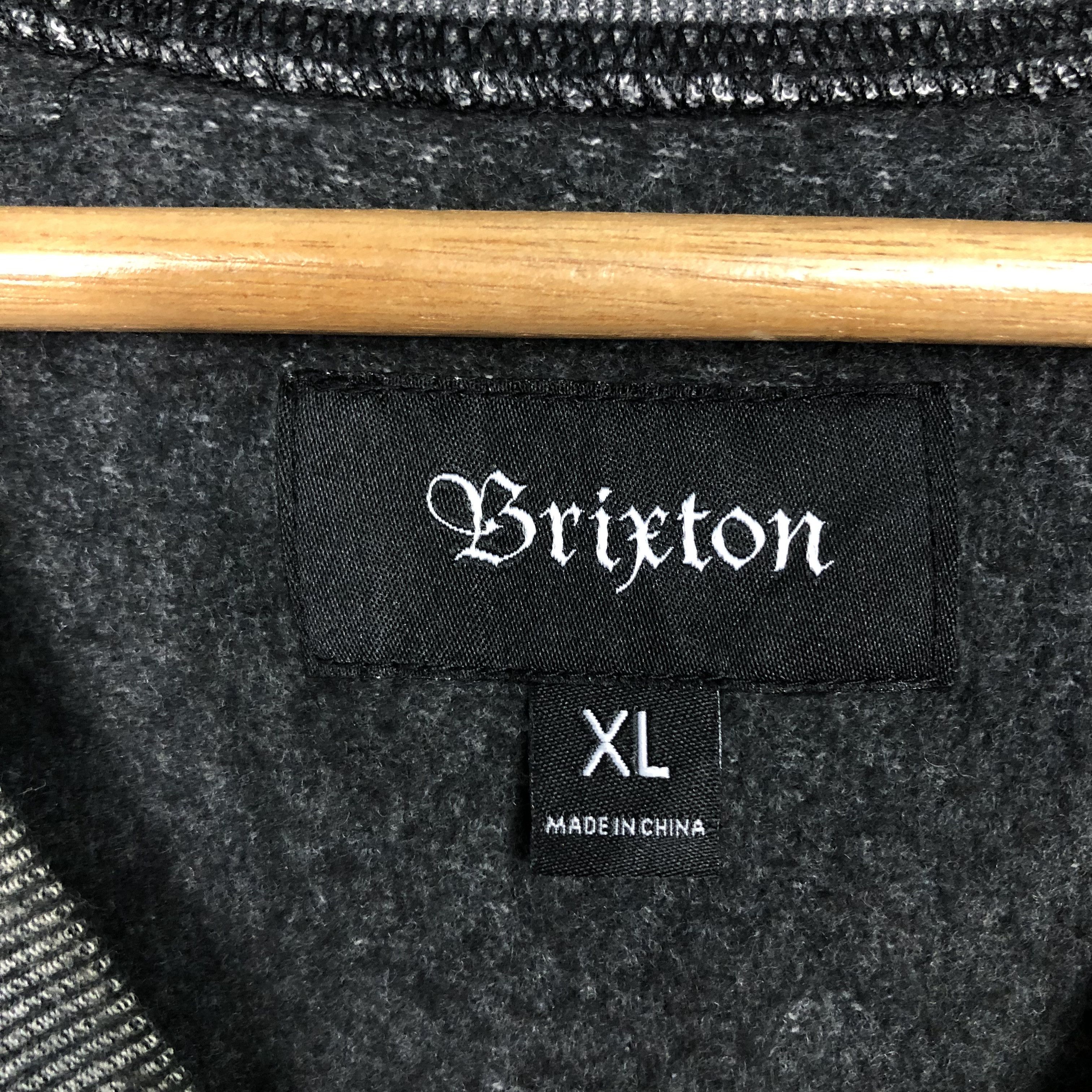 Japanese Brand 📌Vintage Sweatshirt Brixton Box Logo Issey Miyake Size US XL / EU 56 / 4 - 14 Thumbnail