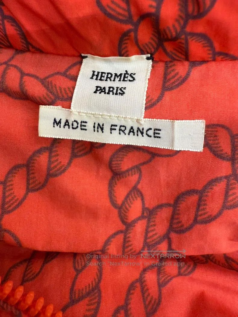 Hermes Hermes Red rope knot print jacket Size XXS / US 00 / IT 34 - 5 Thumbnail