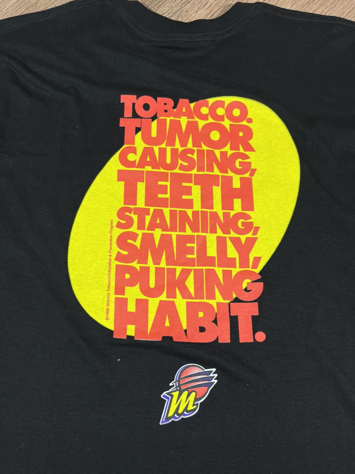 Vintage 1998s Vintage Phoenix Mercury Anti Tobacco Campaign Tee Size US L / EU 52-54 / 3 - 6 Thumbnail
