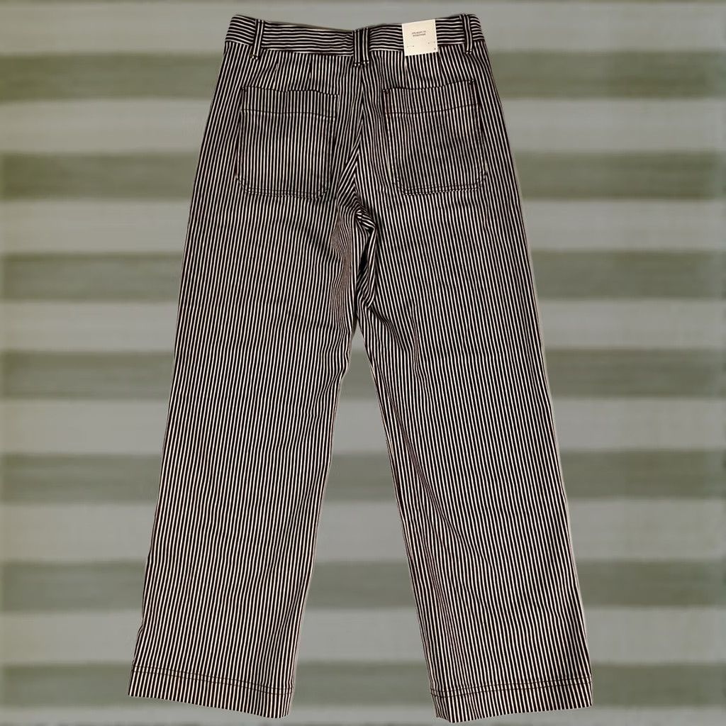 Banana Republic NWT Banana Republic Straight Fit Weekender Pants Sz 8 Shirt Women Multicolor Stripe Daywear City Preppy Pockets Mens, Womens Size 30" / US 8 / IT 44 - 1 Thumbnail
