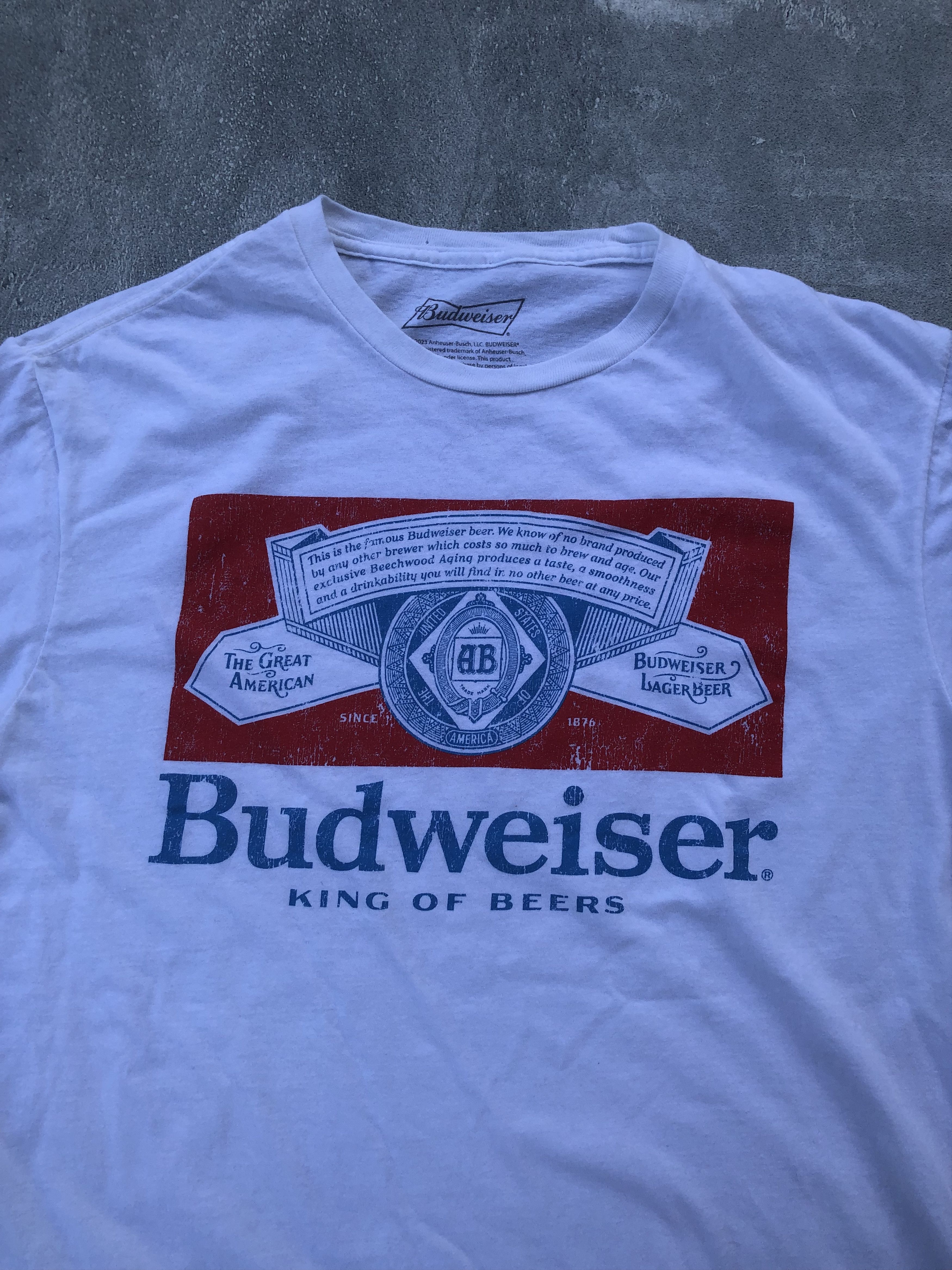 Budweiser × Vintage Vintage Budweiser Tshirt Size US L / EU 52-54 / 3 - 2 Thumbnail