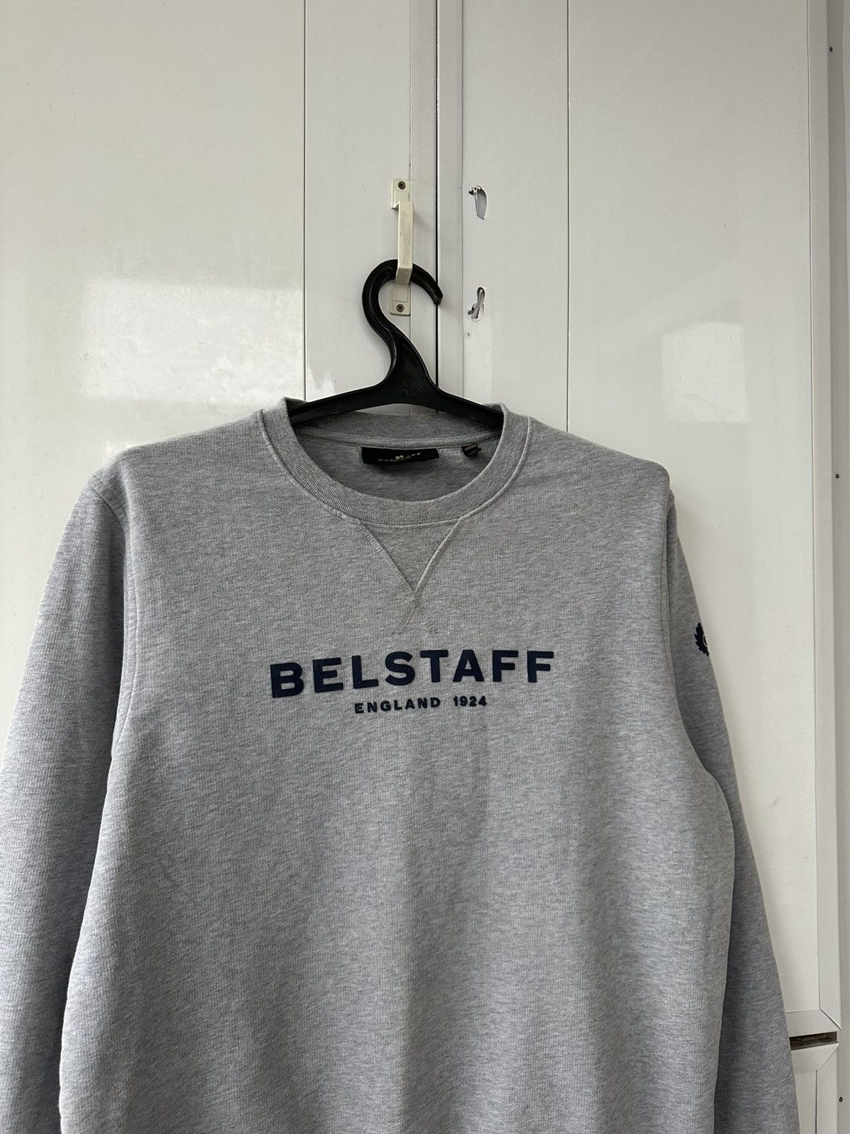 Belstaff Vintage Belstaff England 1924 Grey Sweatshirt Size US XL / EU 56 / 4 - 5 Thumbnail