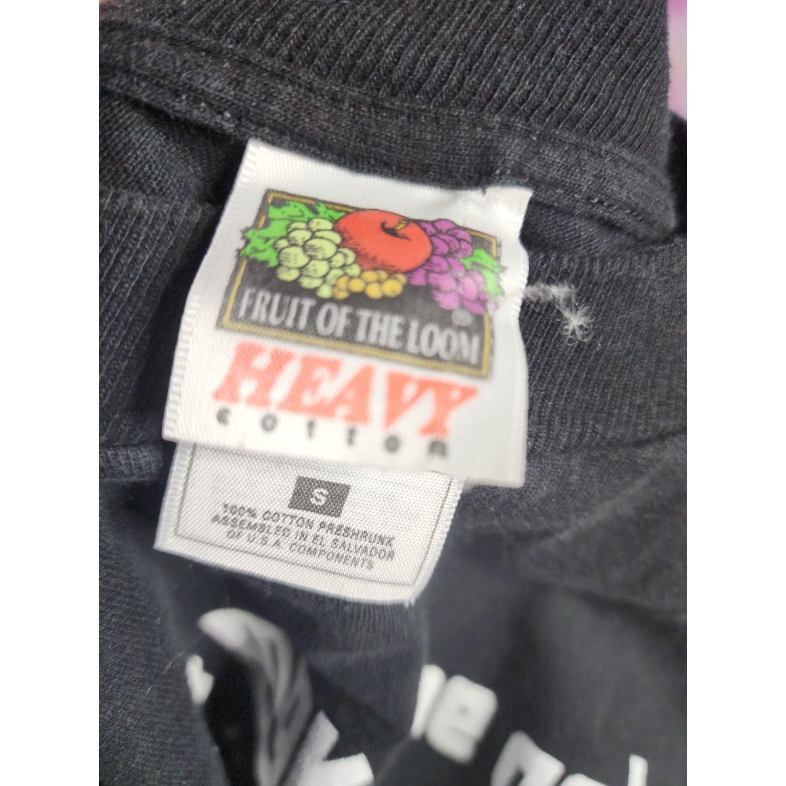 Fruit Of The Loom VINTAGE Fruit of the Loom T Shirt Mens XS Black 90s Wizard Of Oz Graphic Tee Mens Size US XS / EU 42 / 0 - 5 Thumbnail