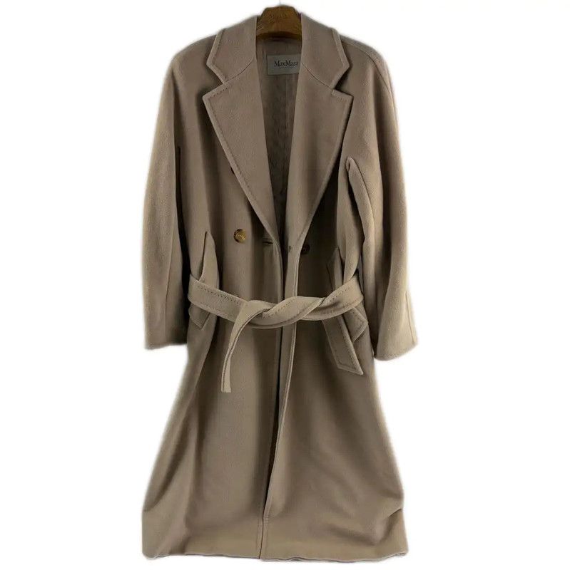 Max Mara MaxMara Gray Wool Ladies Coat 0089 Size ONE SIZE - 1 Thumbnail