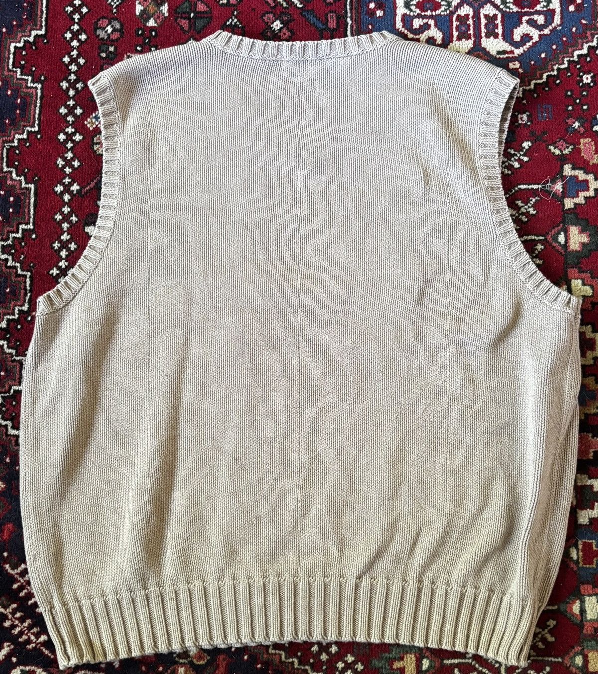 Polo Ralph Lauren beige Polo Ralph Lauren sweater vest Size US L / EU 52-54 / 3 - 3 Thumbnail