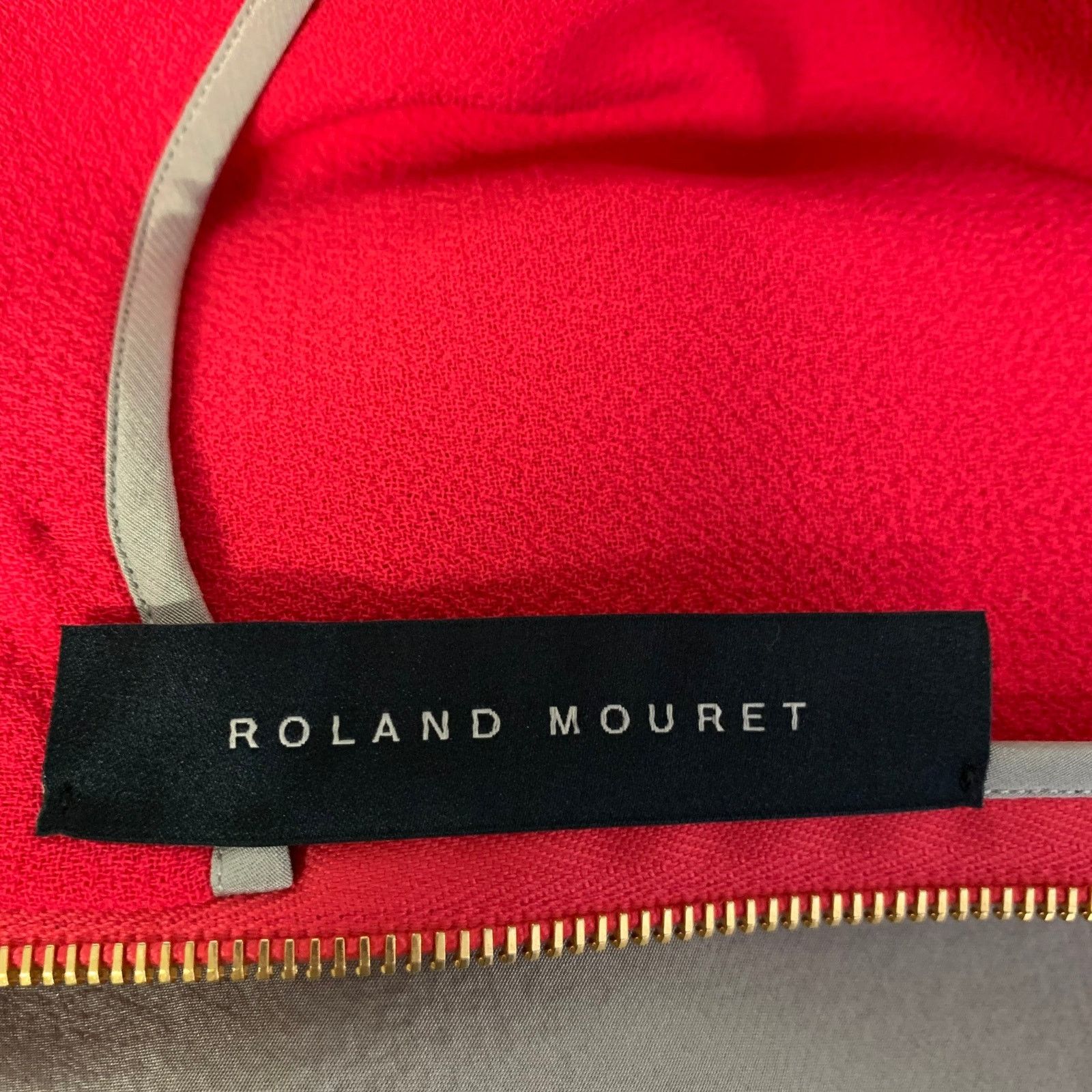 Roland Mouret ROLAND MOURET Size L Red Sheath Knee-Length Dress Size XL / US 12-14 / IT 48-50 - 5 Thumbnail
