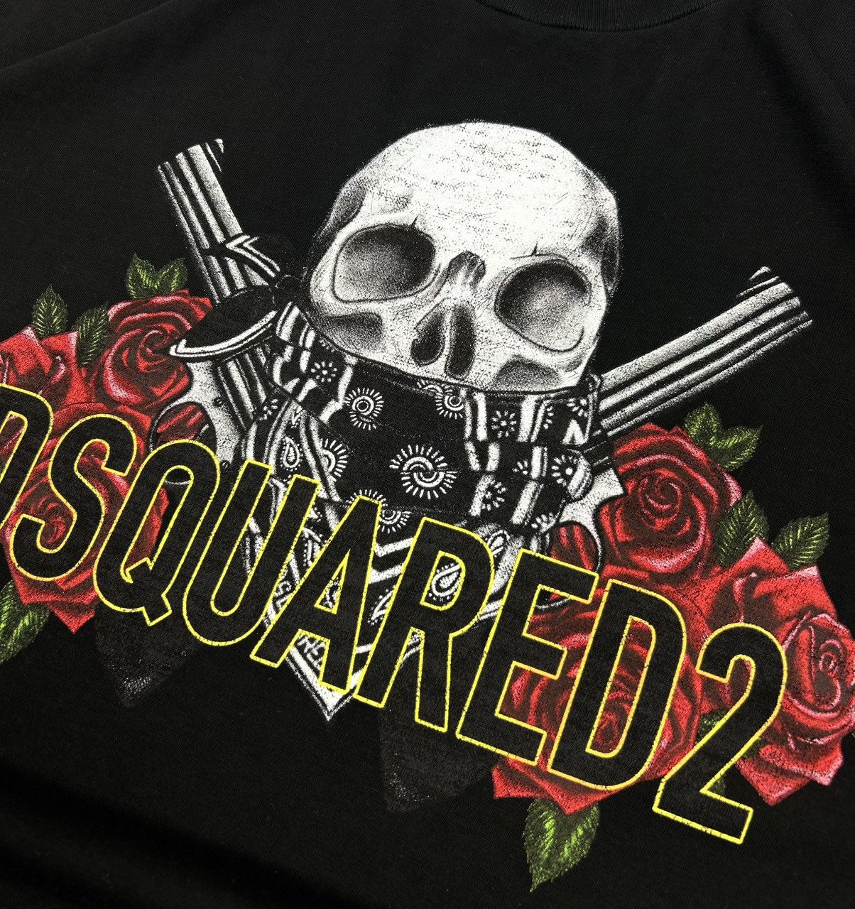 Dsquared2 DSQUARED2 Skulls & Guns tee Black Avant Garde Y2k Size US L / EU 52-54 / 3 - 3 Thumbnail