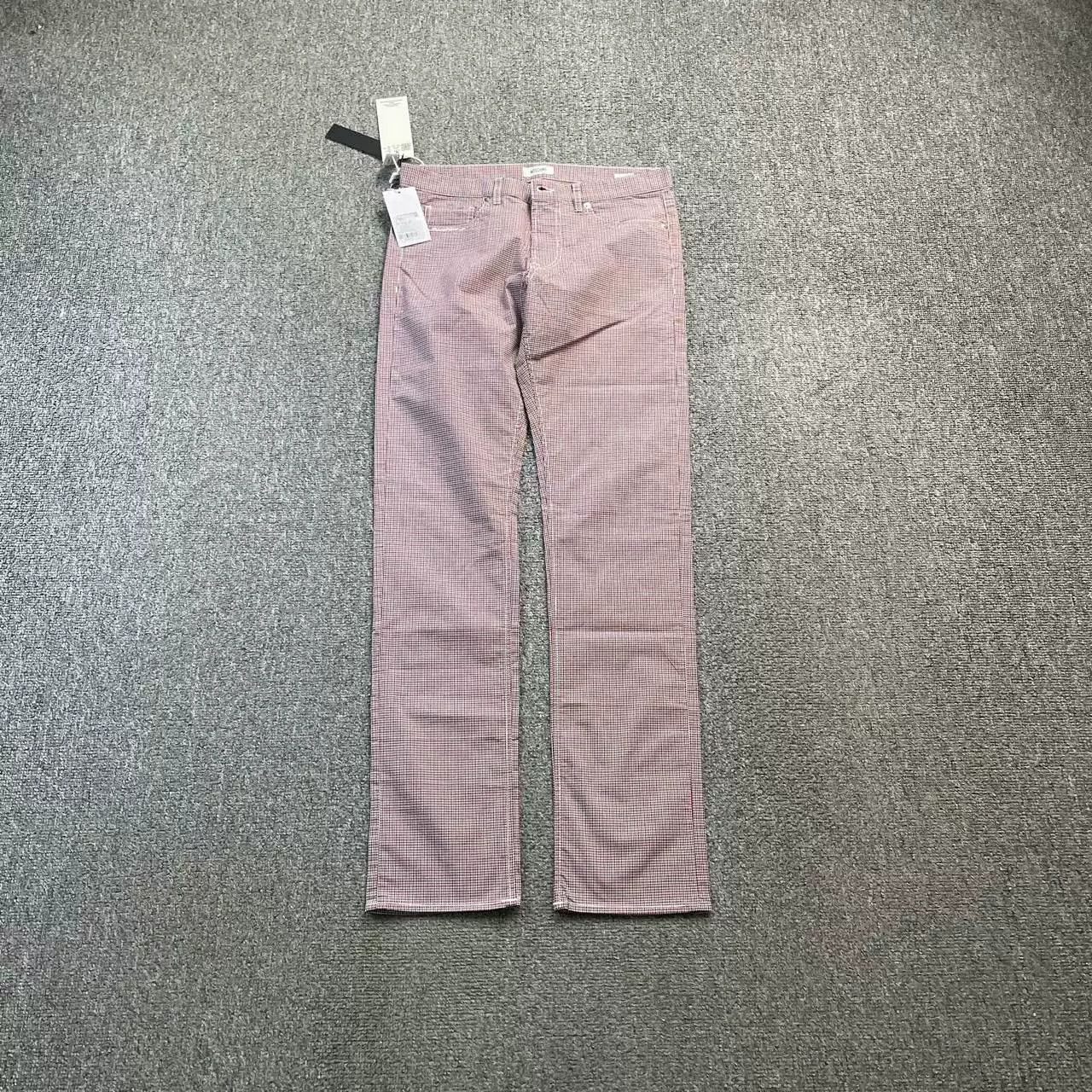Moschino MOSCHINO Pink Plaid Trousers Size 42" / US 20 - 1 Thumbnail