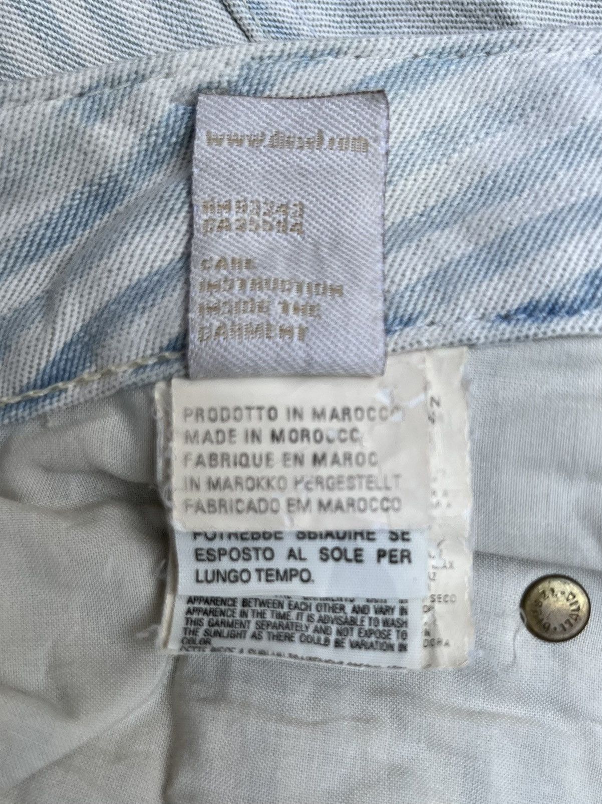 Diesel DIESEL Striped Flare Jeans Y2K Aesthetic W26 Size 26" / US 2 / IT 38 - 25 Thumbnail