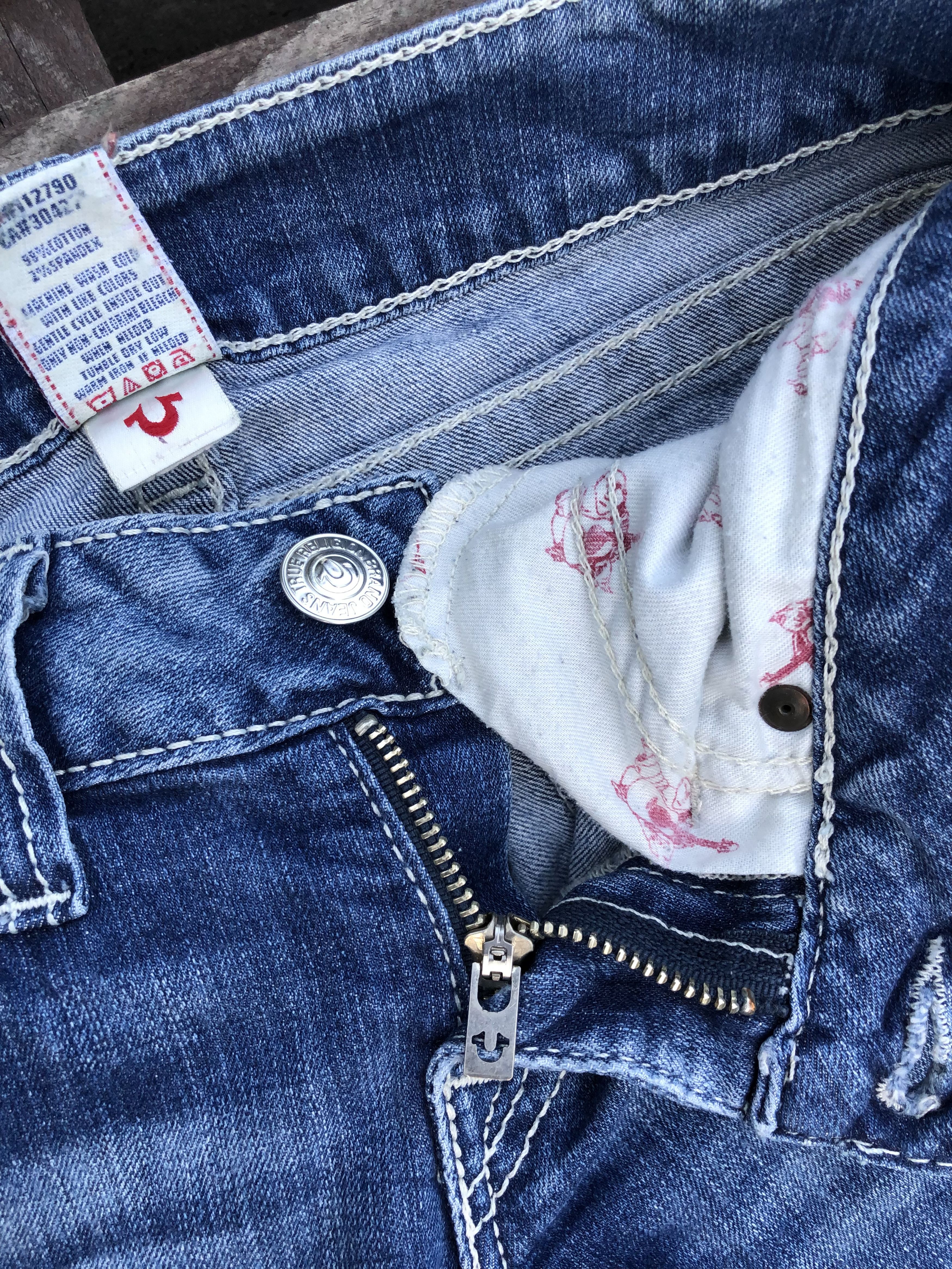 True Religion Vintage Y2K True Religion Straight Denim Jeans Size 28 Size 28" / US 6 / IT 42 - 7 Thumbnail