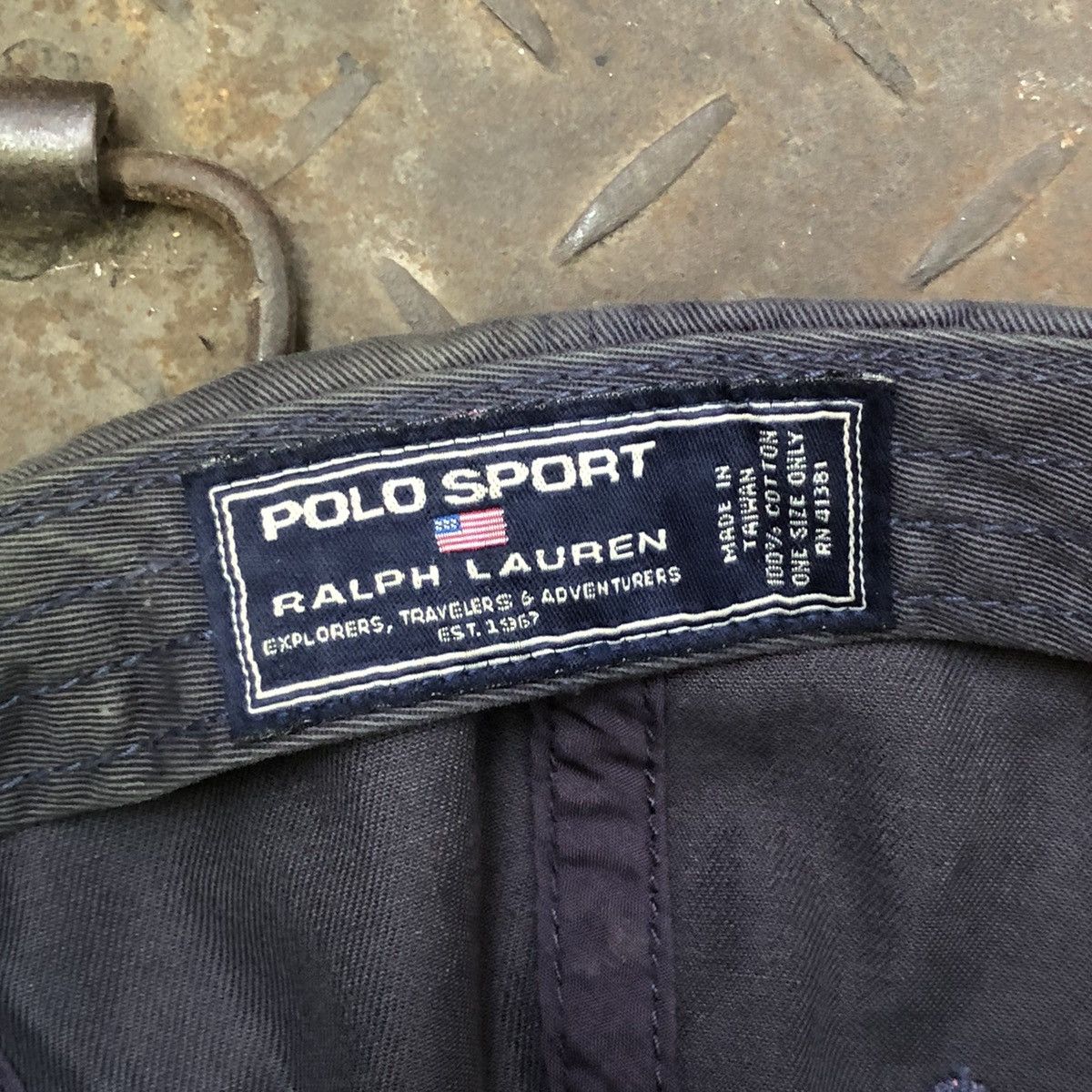 Polo Ralph Lauren 🔥RARE🔥 Vintage Polo Sportsman 67 Sunfaded Hat Size ONE SIZE - 11 Thumbnail