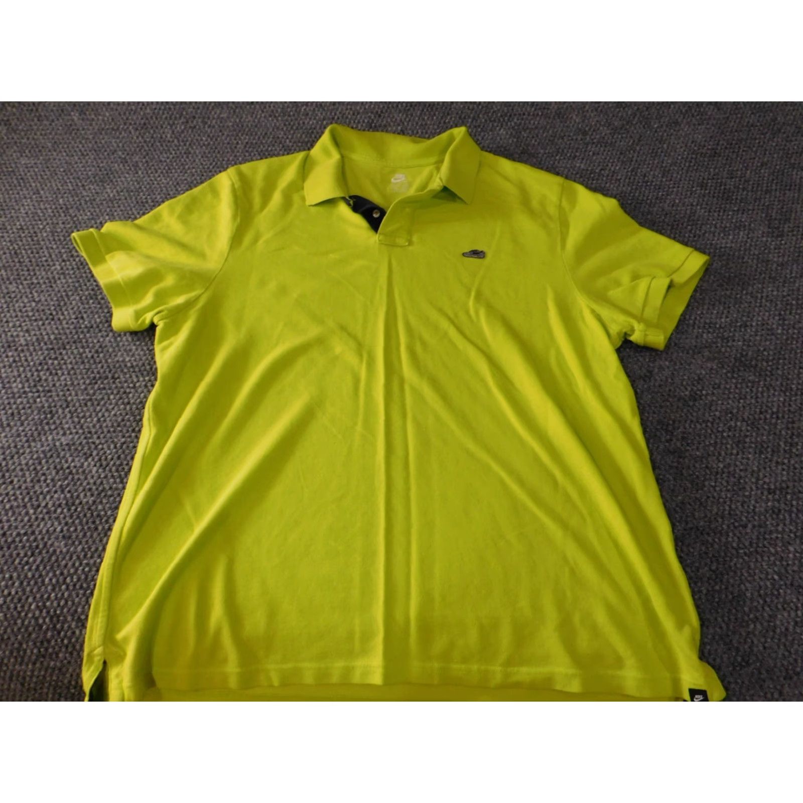 Nike Nike Mens Polo Shirt 2XL Green Athletic Short Sleeve Cotton Knit Nike Dri-FIT Sportsman Golf Mens Size US XXL / EU 58 / 5 - 2 Thumbnail