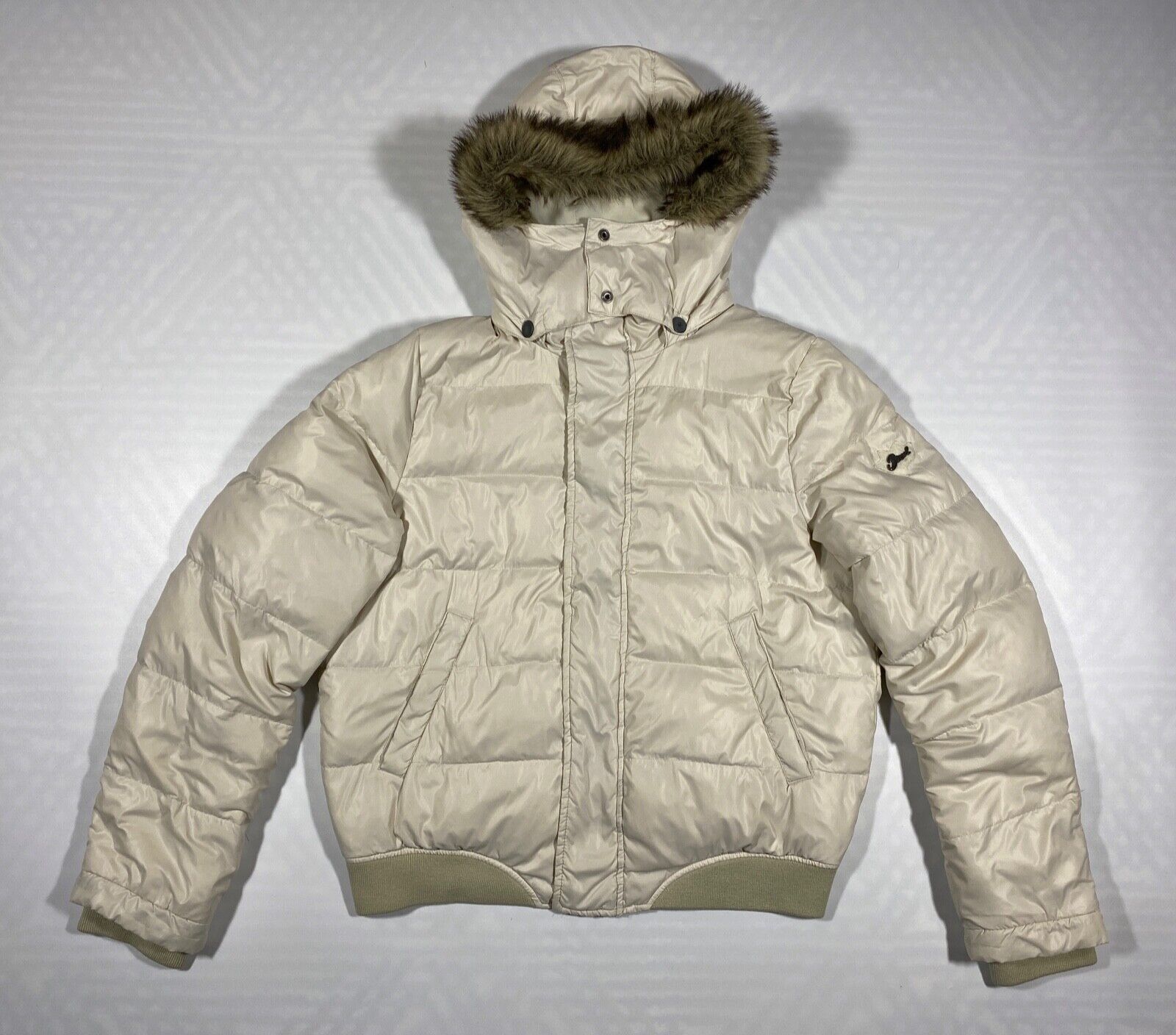 Diesel Diesel Jacket Down Women’s Ivory Bomber Size L Size L / US 10 / IT 46 - 1 Thumbnail