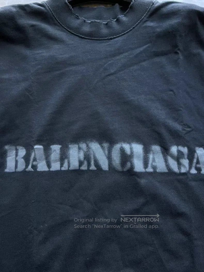 Balenciaga Balenciaga Blur Letter Short Sleeve S. Size US S / EU 44-46 / 1 - 5 Thumbnail