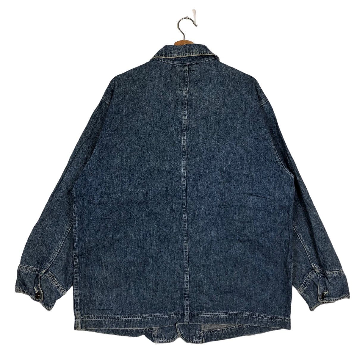 Japanese Brand 🔥Hikory Chore Jacket Denim Work Uniqlo Japan Issey Miyake Size US M / EU 48-50 / 2 - 8 Thumbnail