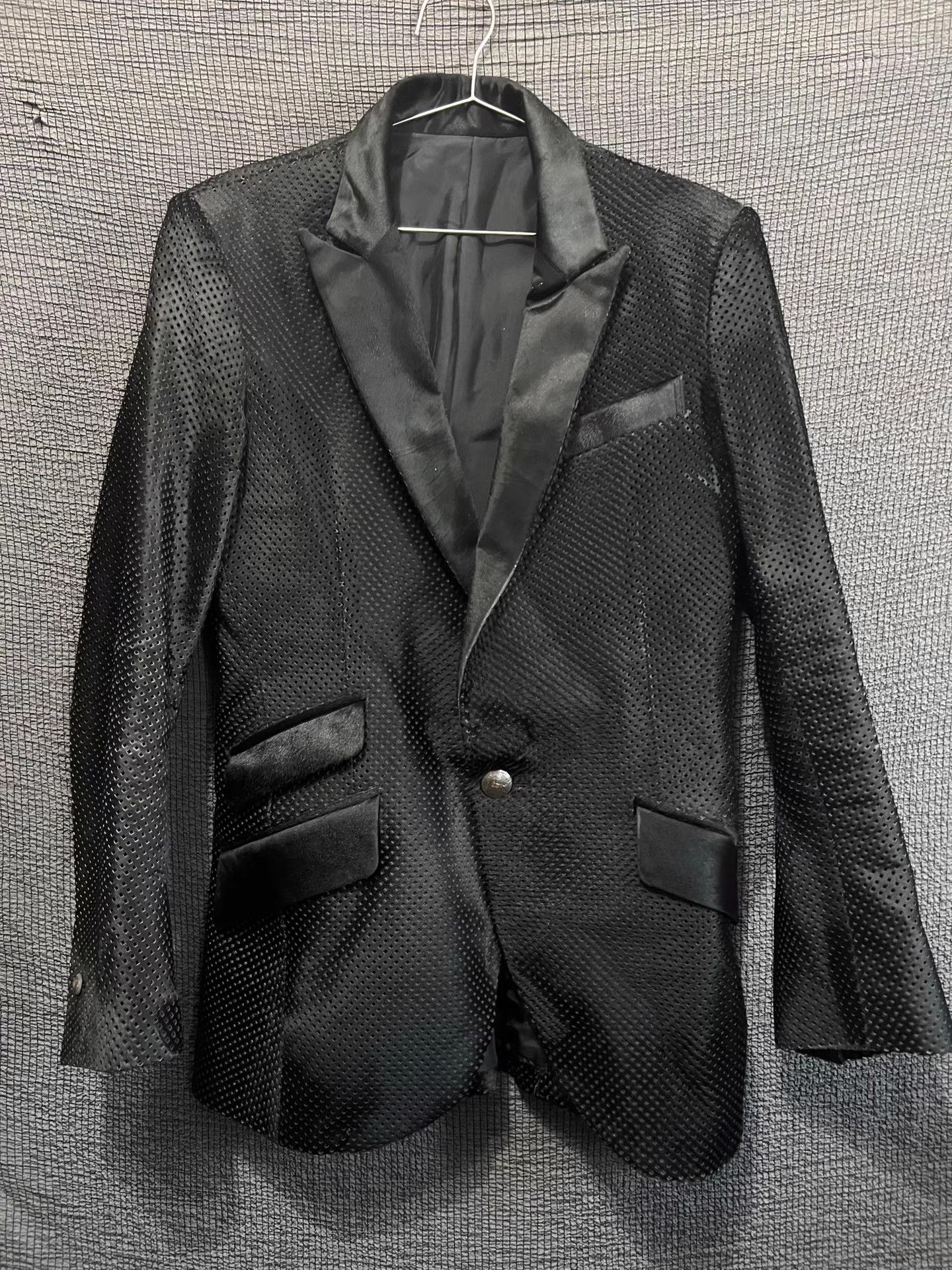 Isamu Katayama Backlash Backlash shearling blazer Size US M / EU 48-50 / 2 - 1 Thumbnail