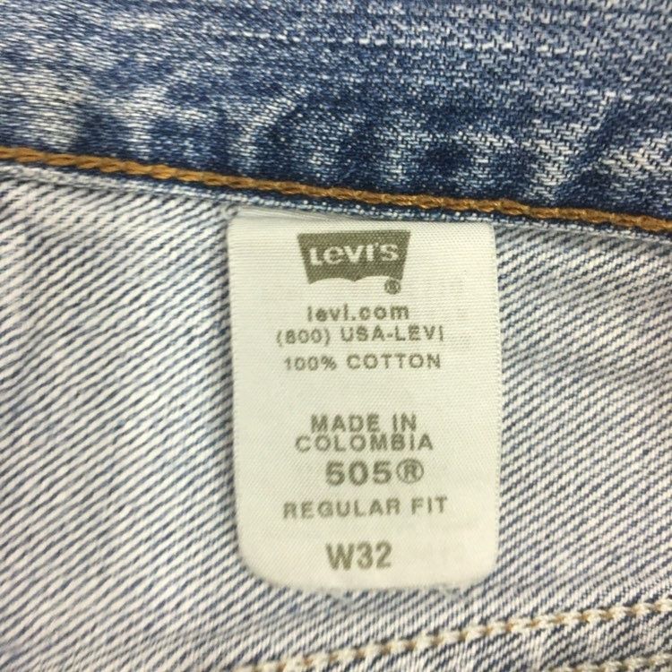 Levi's 80's Levi's 505 Distressed Blue Jean Denim SURFER Shorts 32 Size US 32 / EU 48 - 2 Thumbnail