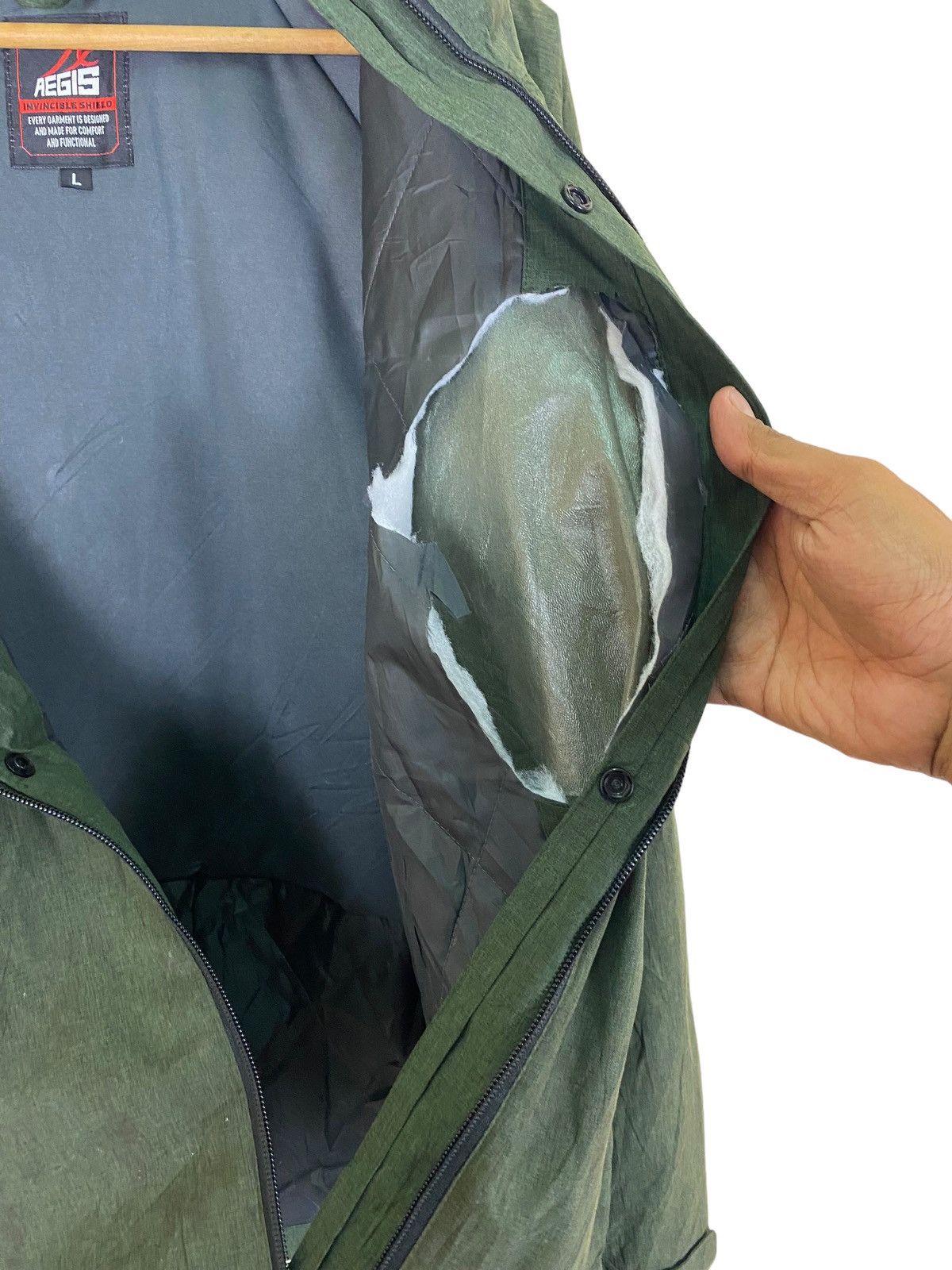 Japanese Brand Japanese Brand Aegis Invicible Shiled Hoodie Size US L / EU 52-54 / 3 - 12 Thumbnail