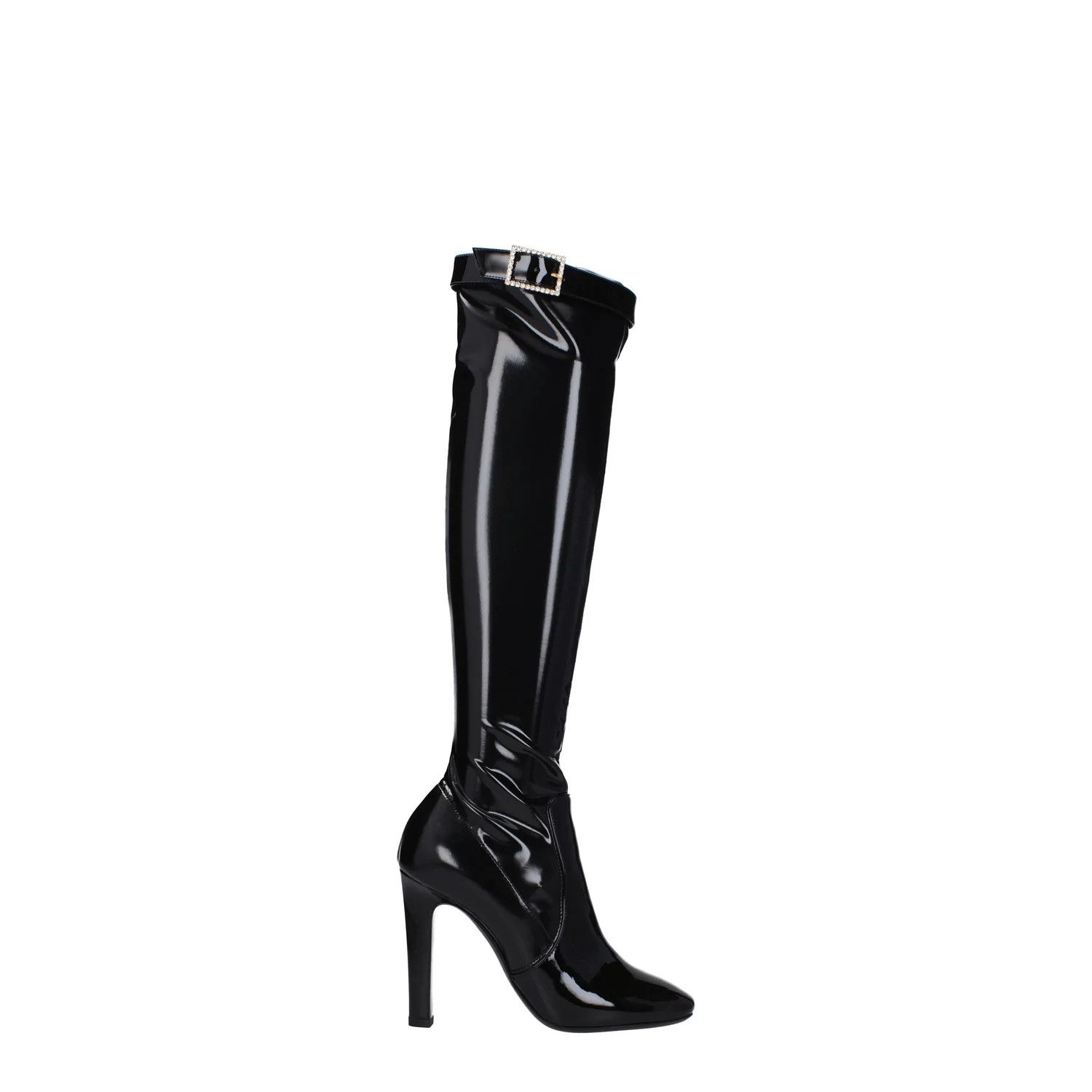 Saint Laurent Paris ob1o1e1124 Patent Leather Boots in Black Size US 6.5 / IT 36.5 - 1 Thumbnail