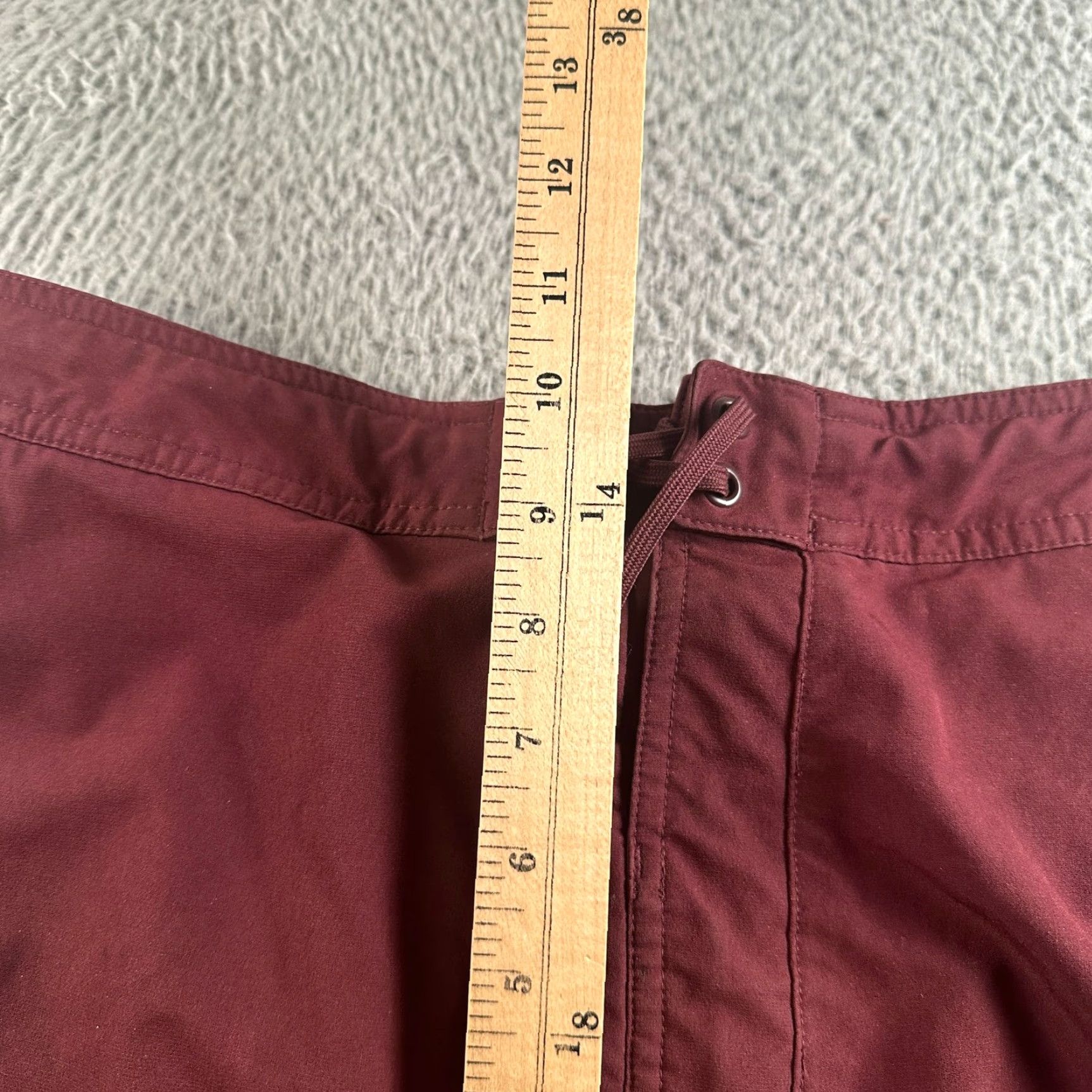 Ten Thousand Ten Thousand Foundation Shorts Mens L Burgundy Drawstring Athletic 7" Size US 33 - 5 Thumbnail