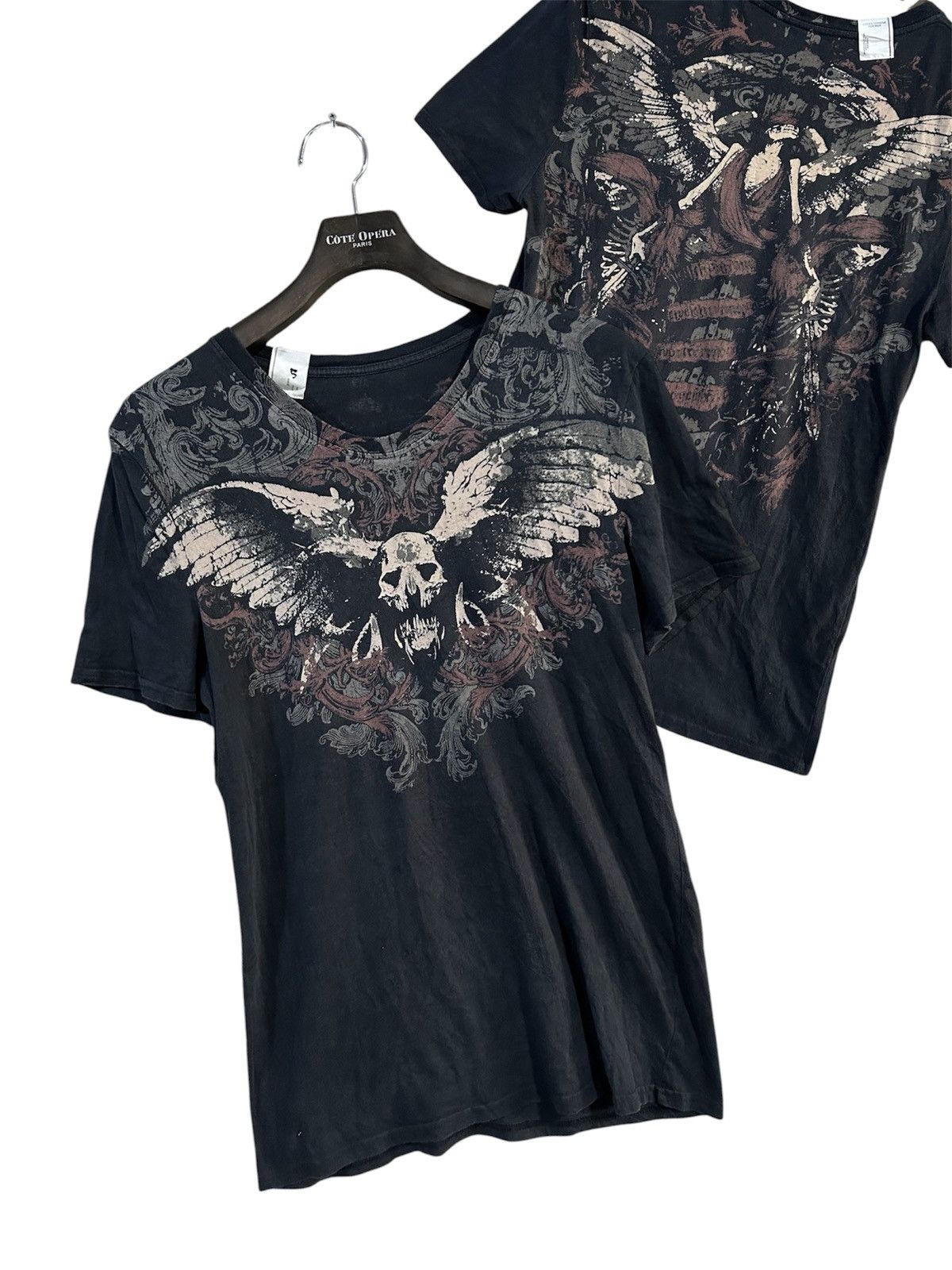 Affliction Y2k code combine for men tshirt skull Size US M / EU 48-50 / 2 - 1 Thumbnail