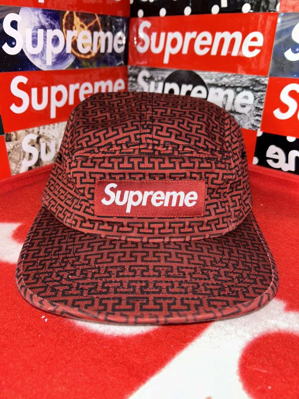 Supreme Supreme Motif Camp Cap FW12 RARE HAT Size ONE SIZE - 1 Thumbnail