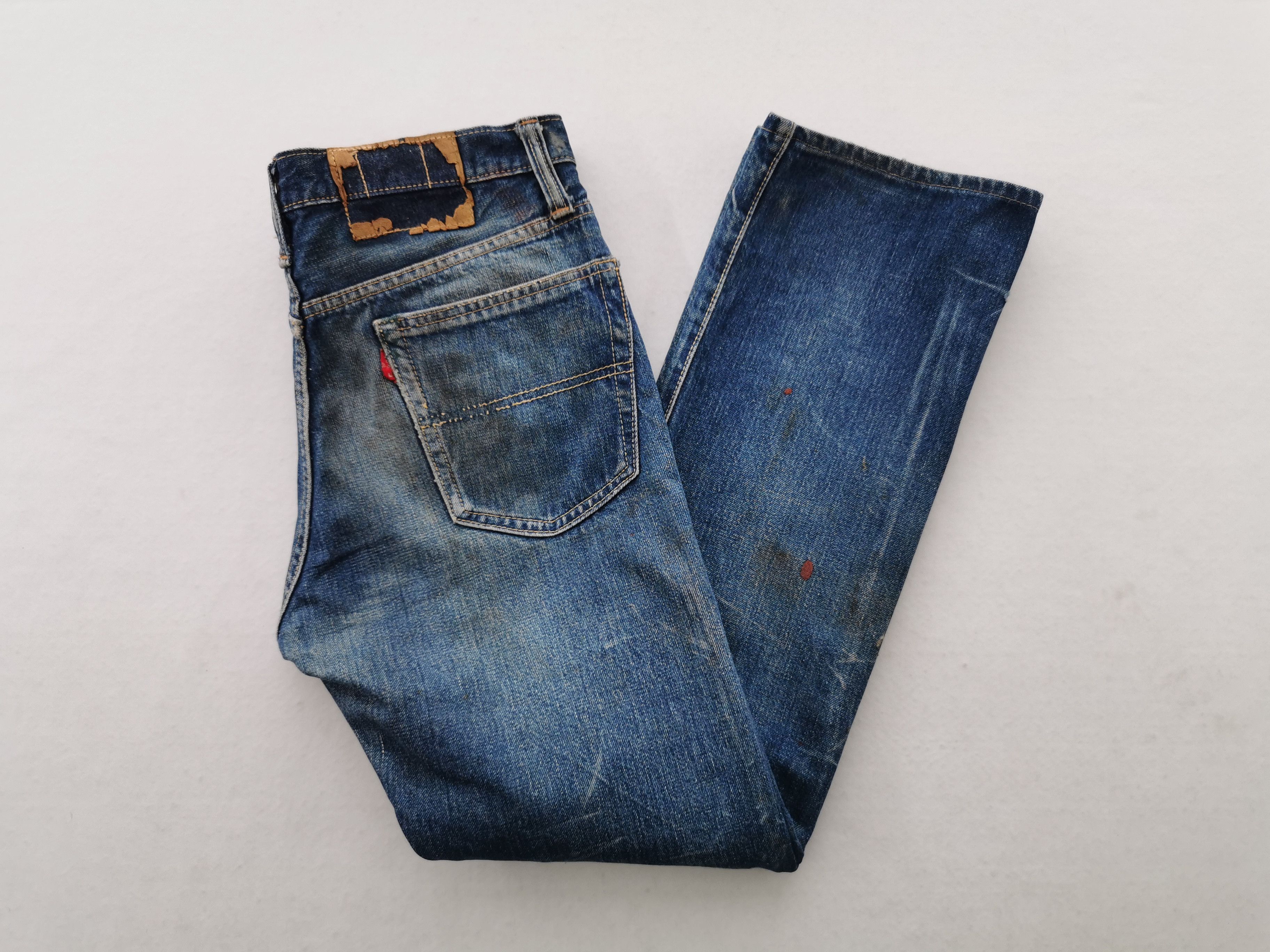 Big John Distressed Vintage 80's Big John Denim Jeans Made In USA Size US 32 / EU 48 - 1 Thumbnail