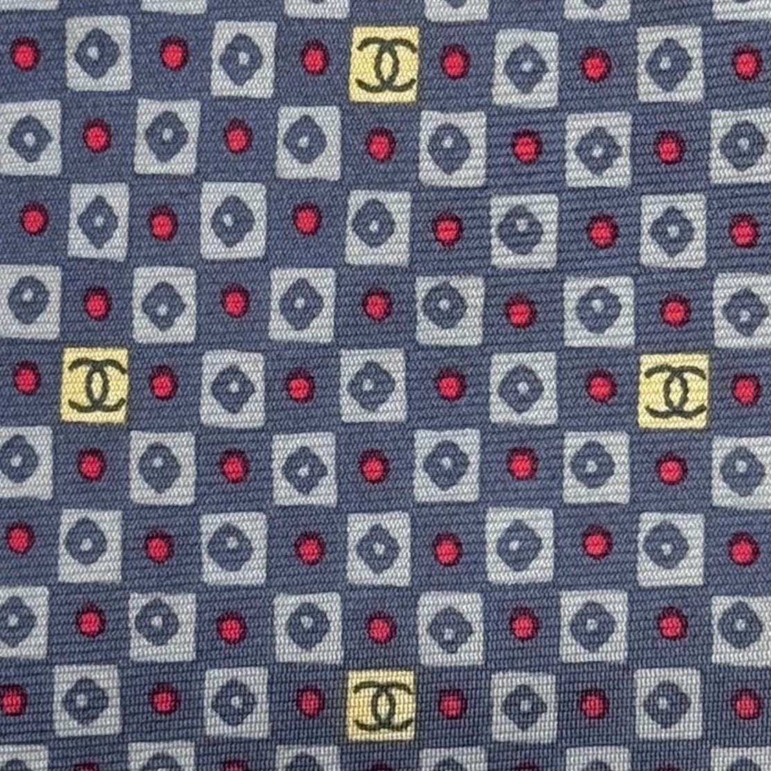 Chanel Chanel ‘CC’ Pattern Tie Size ONE SIZE - 2 Thumbnail