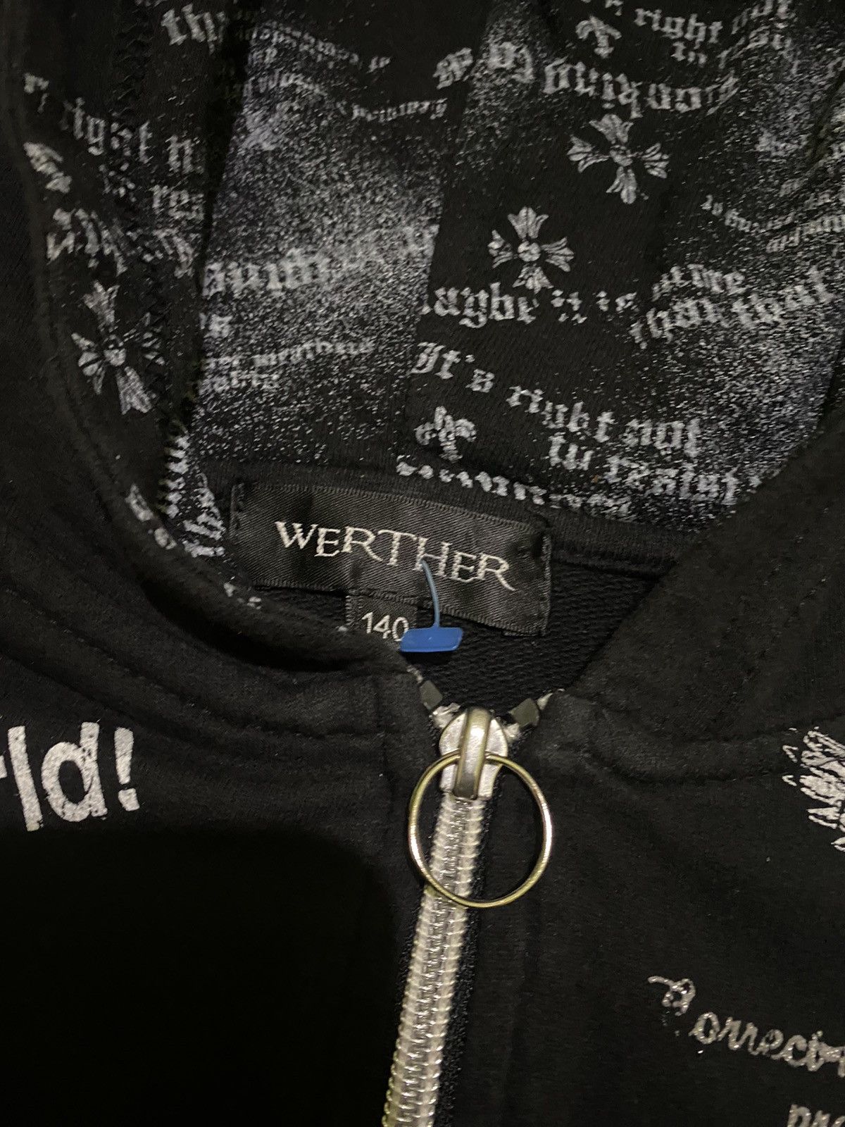Hysteric Glamour Y2k Werther punk ifsixwasnine zipper hoodie Size US S / EU 44-46 / 1 - 3 Thumbnail
