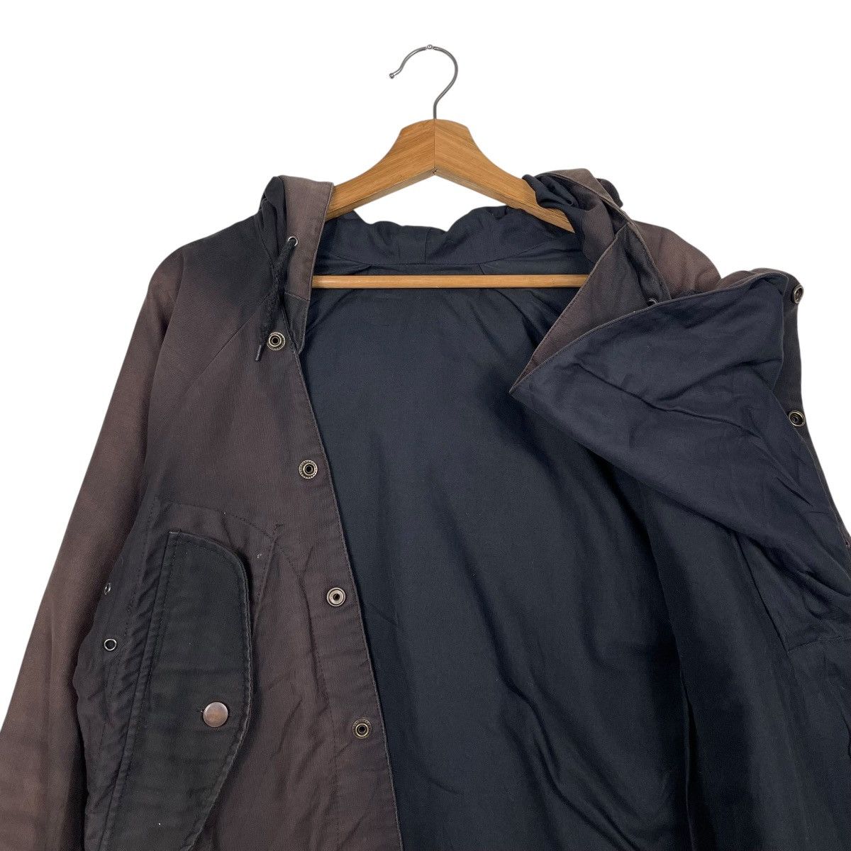 Other USN Wet Weather Faded Hooded Parka Size US S / EU 44-46 / 1 - 11 Thumbnail