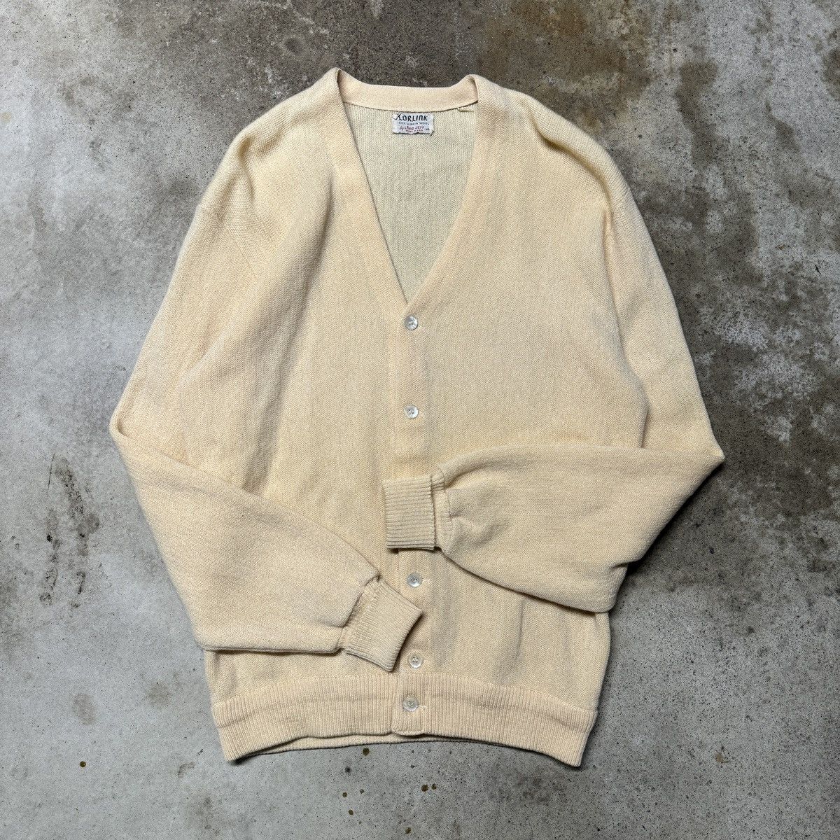 Vintage 60s 70s Virgin Wool Cardigan Sweater Lord Jeff Size US M / EU 48-50 / 2 - 7 Thumbnail