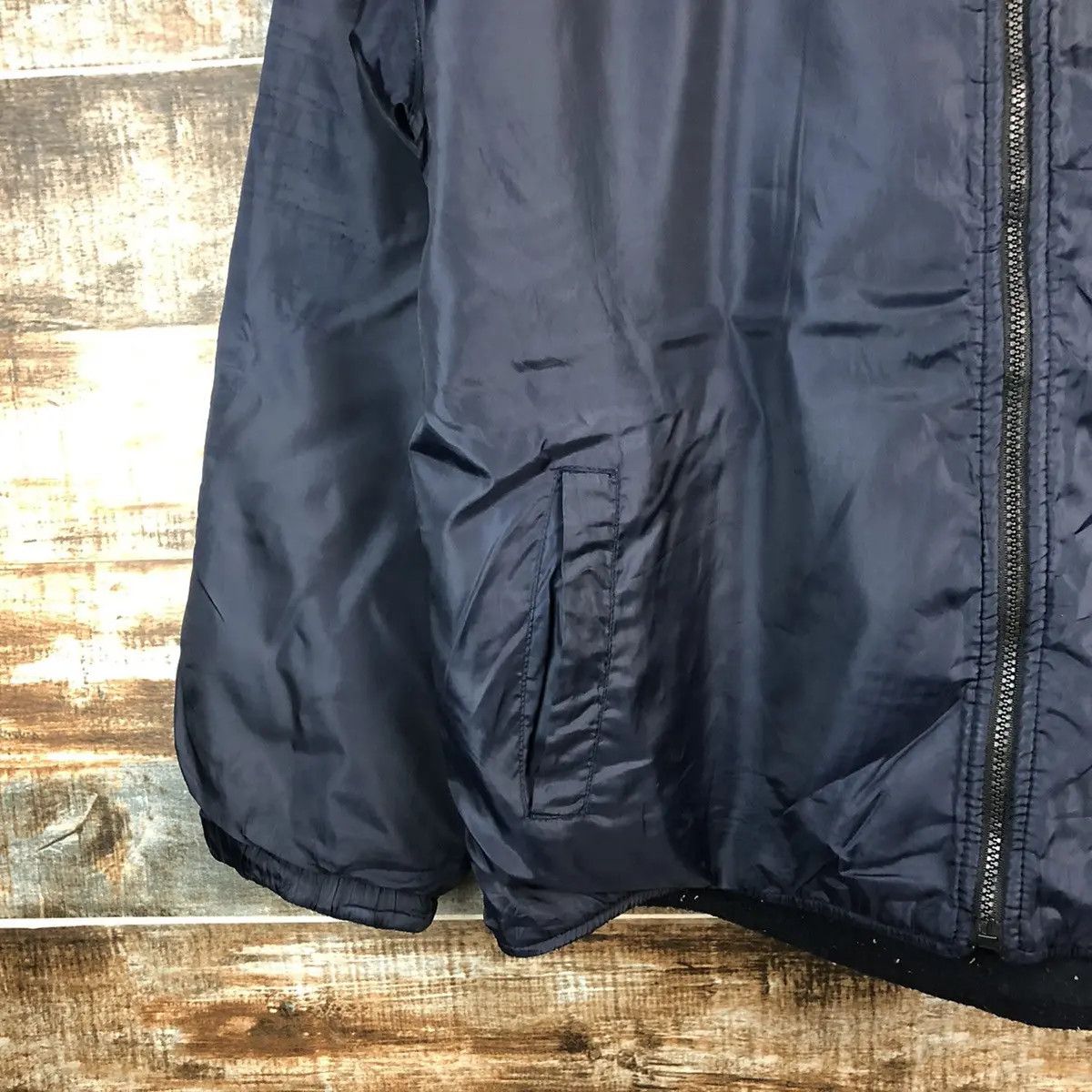 Fubu Fubu Sports Dark blue Hoodie windbreaker #A2369 Size US XL / EU 56 / 4 - 11 Thumbnail