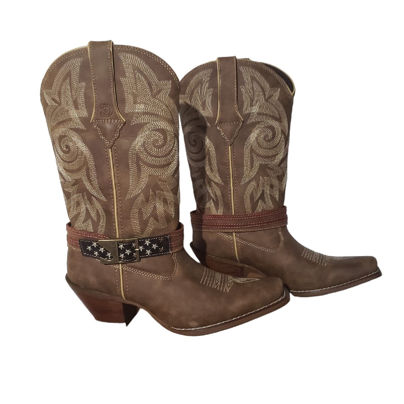 Durango Durango American Flag Womens Western Cowboy Boots Sz 8.5 Size US 8.5 / IT 38.5 - 1 Thumbnail
