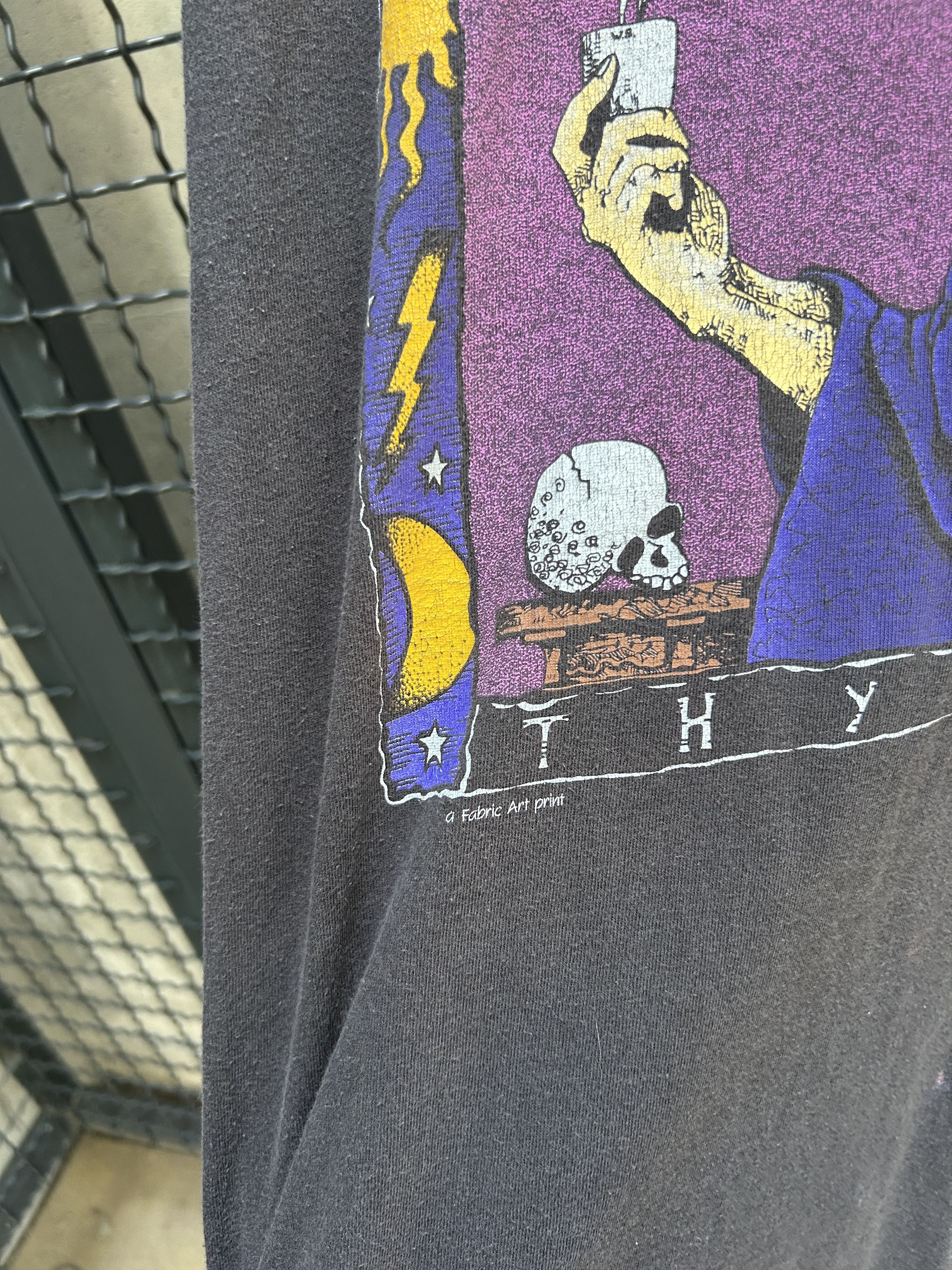 Vintage Vintage 90s Espresso Thy Self Fabric Art Coffee T-shirt Size US XL / EU 56 / 4 - 4 Thumbnail