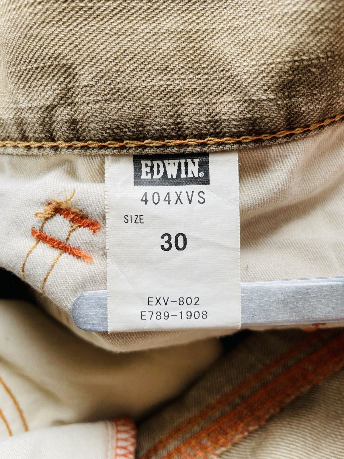 Edwin Edwin 404xvs Straight Jeans Size US 31 - 14 Thumbnail