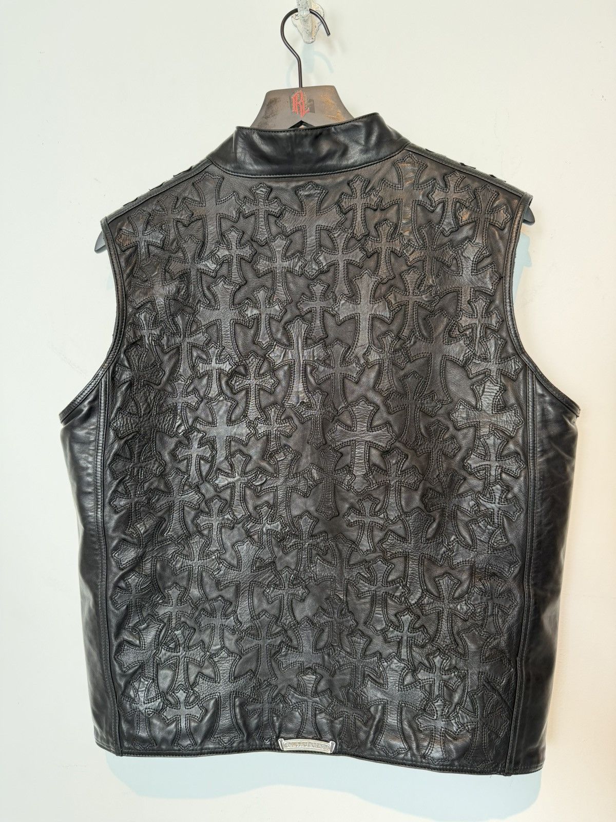 Chrome Hearts LEATHER PATCHED VEST Size US M / EU 48-50 / 2 - 5 Thumbnail