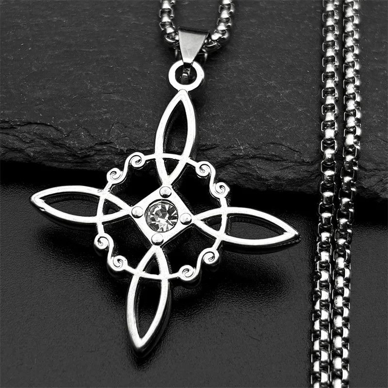 Jewelry Witch Knot Pendant Charms Necklace Emblem Size ONE SIZE - 1 Thumbnail